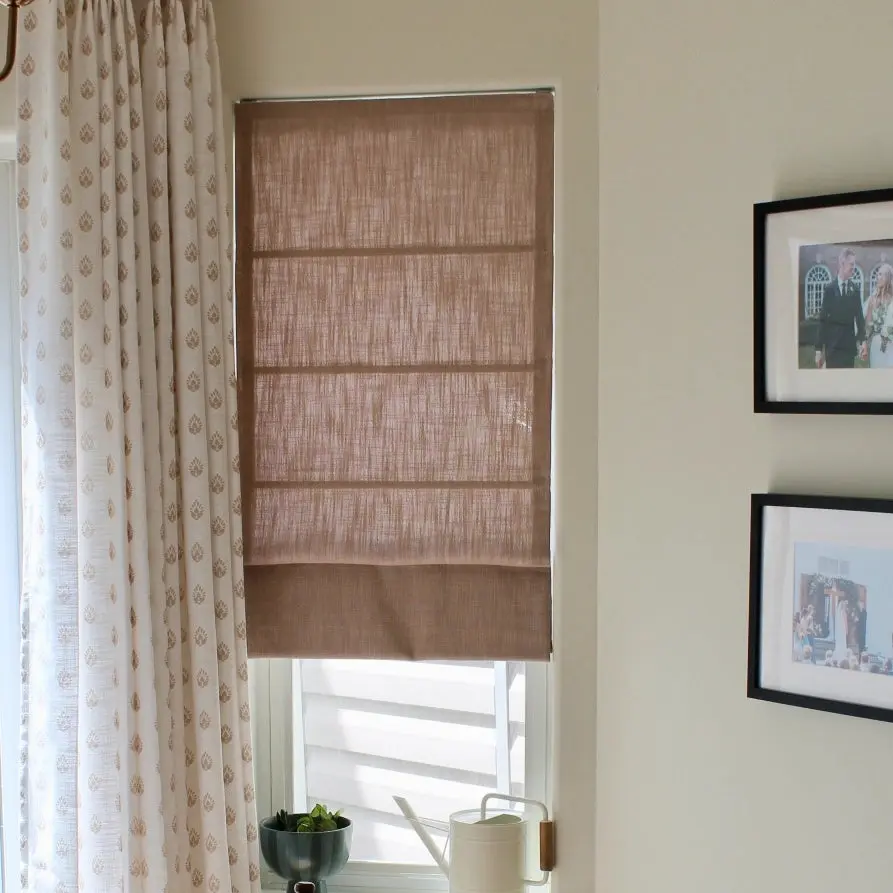 Liz Linen Roman Shade Cordless - Image 25