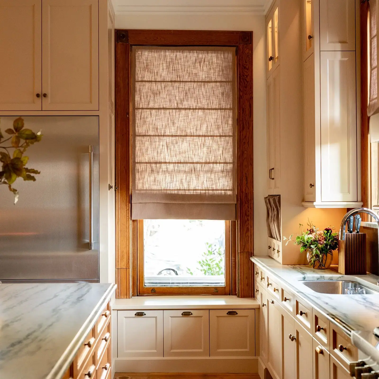 Liz Linen Roman Shade Cordless - Image 99