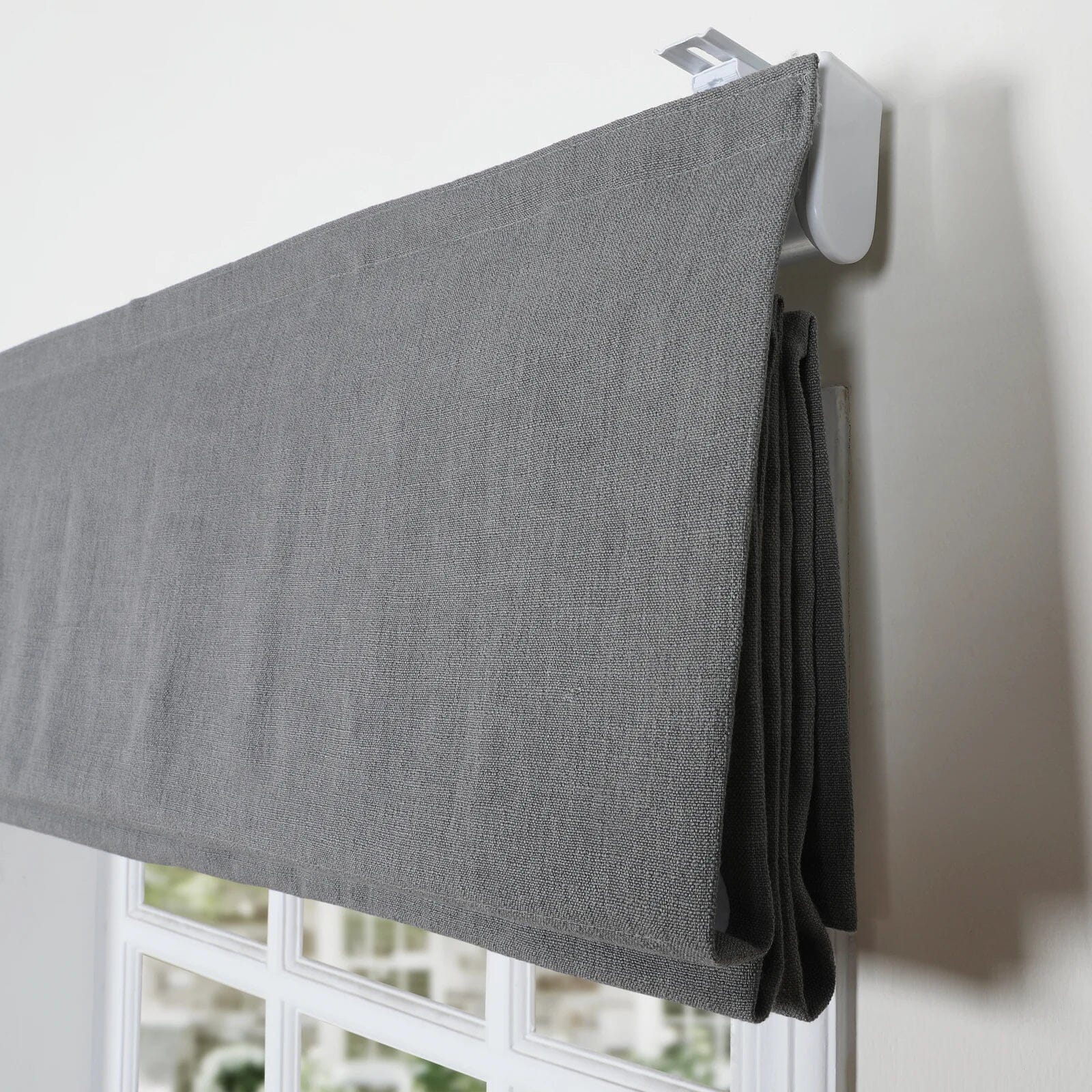 TWOPAGES Liz™  Linen Roman Shade Cordless Plus Size - Image 20