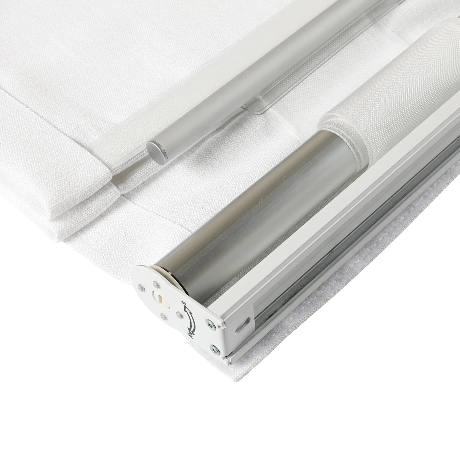 TWOPAGES Liz™  Linen Roman Shade Cordless Plus Size - Image 24