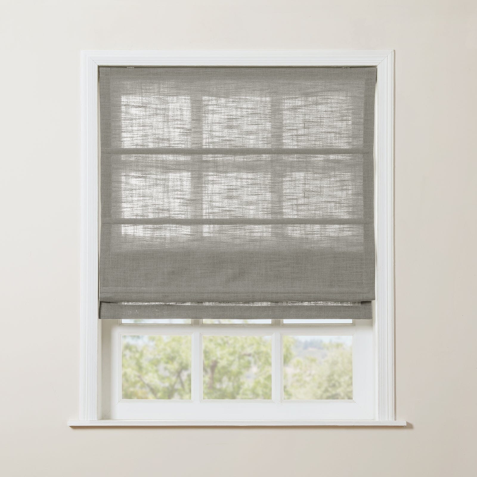 TWOPAGES Liz™  Linen Roman Shade Cordless Plus Size - Image 39