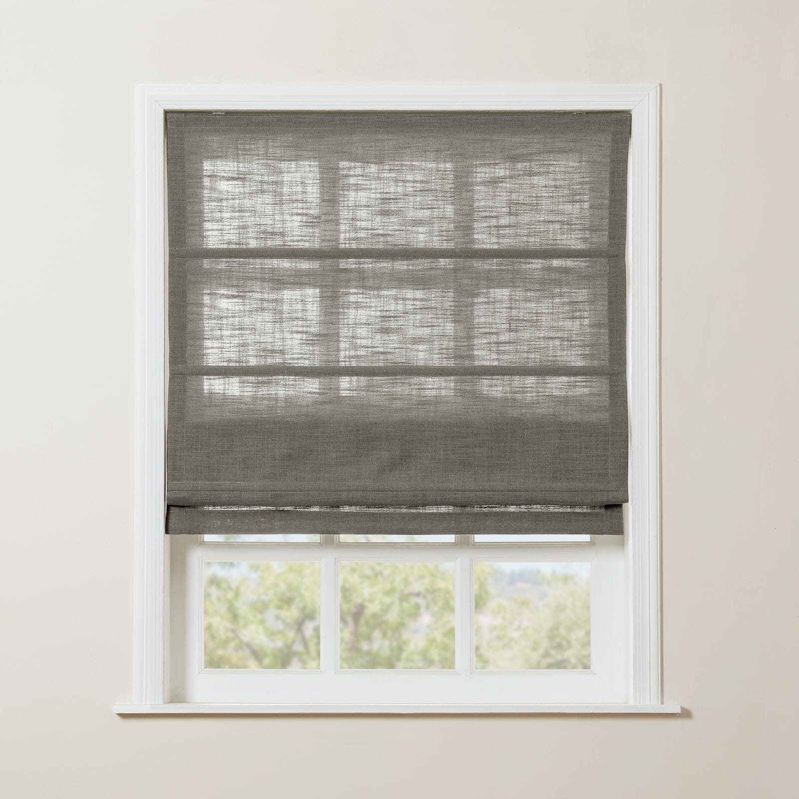 TWOPAGES Liz™  Linen Roman Shade Cordless Plus Size - Image 43