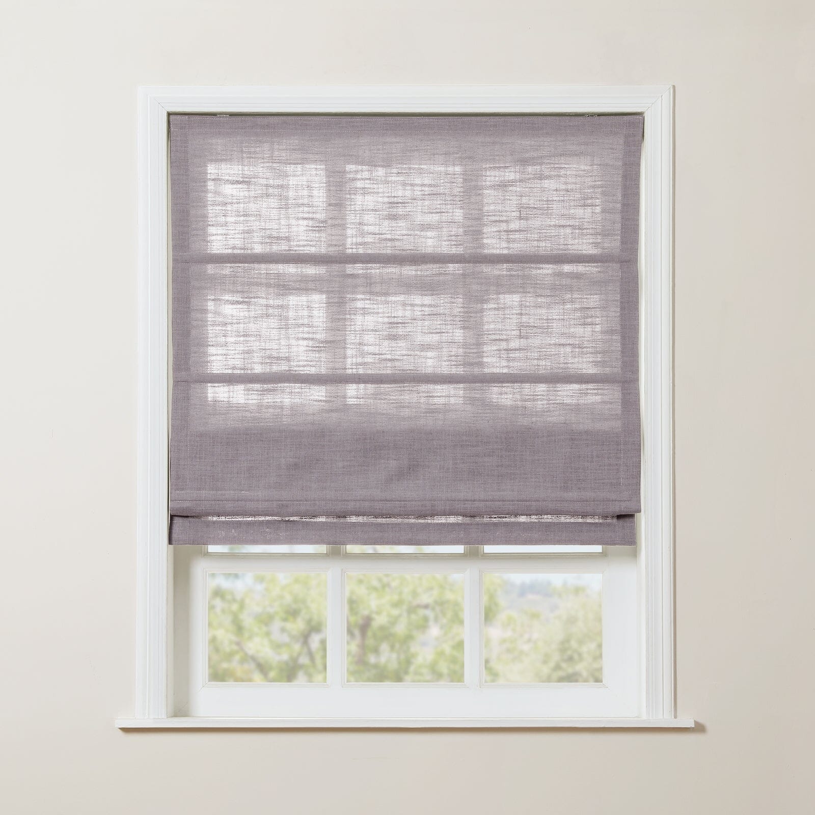 TWOPAGES Liz™  Linen Roman Shade Cordless Plus Size - Image 48