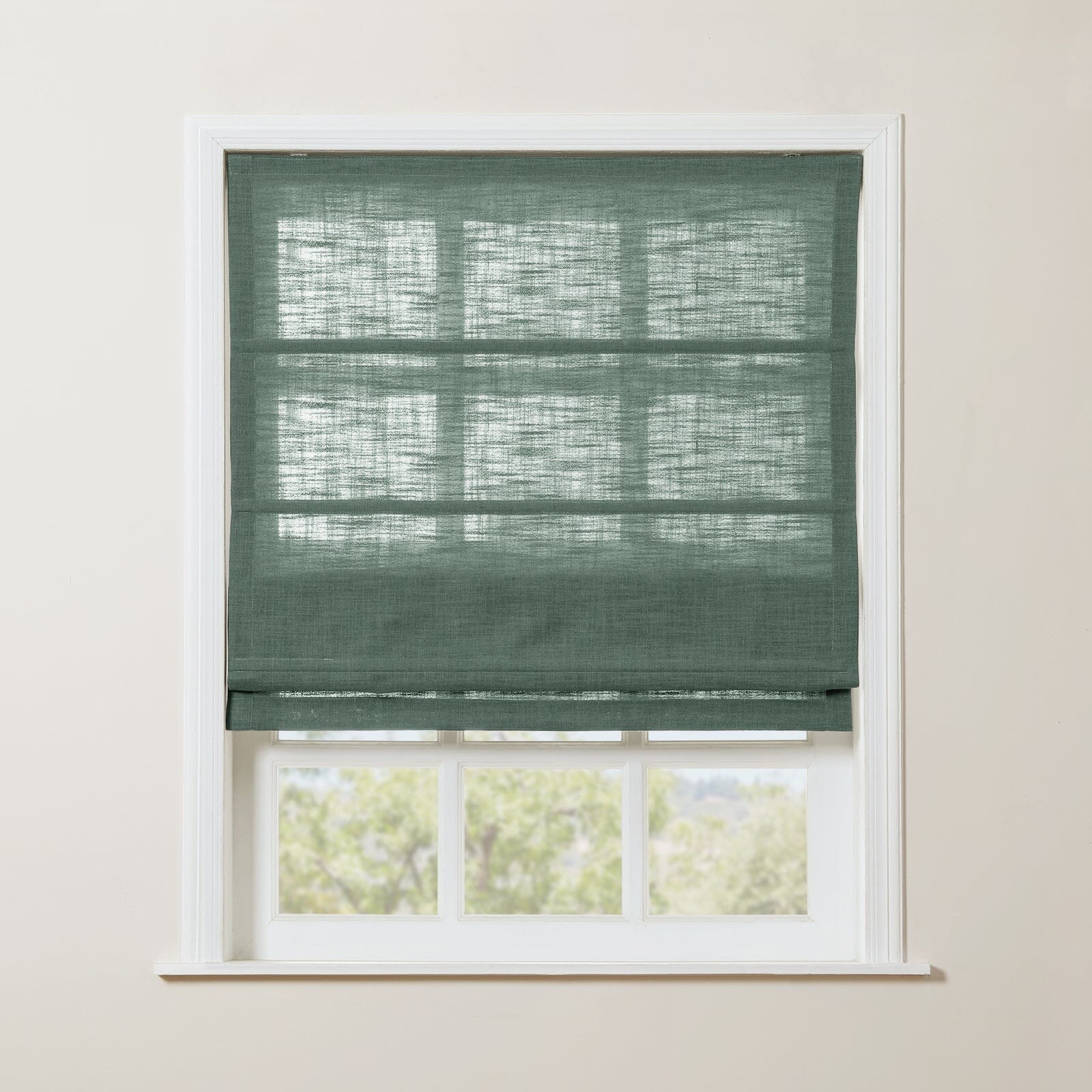 TWOPAGES Liz™  Linen Roman Shade Cordless Plus Size - Image 60