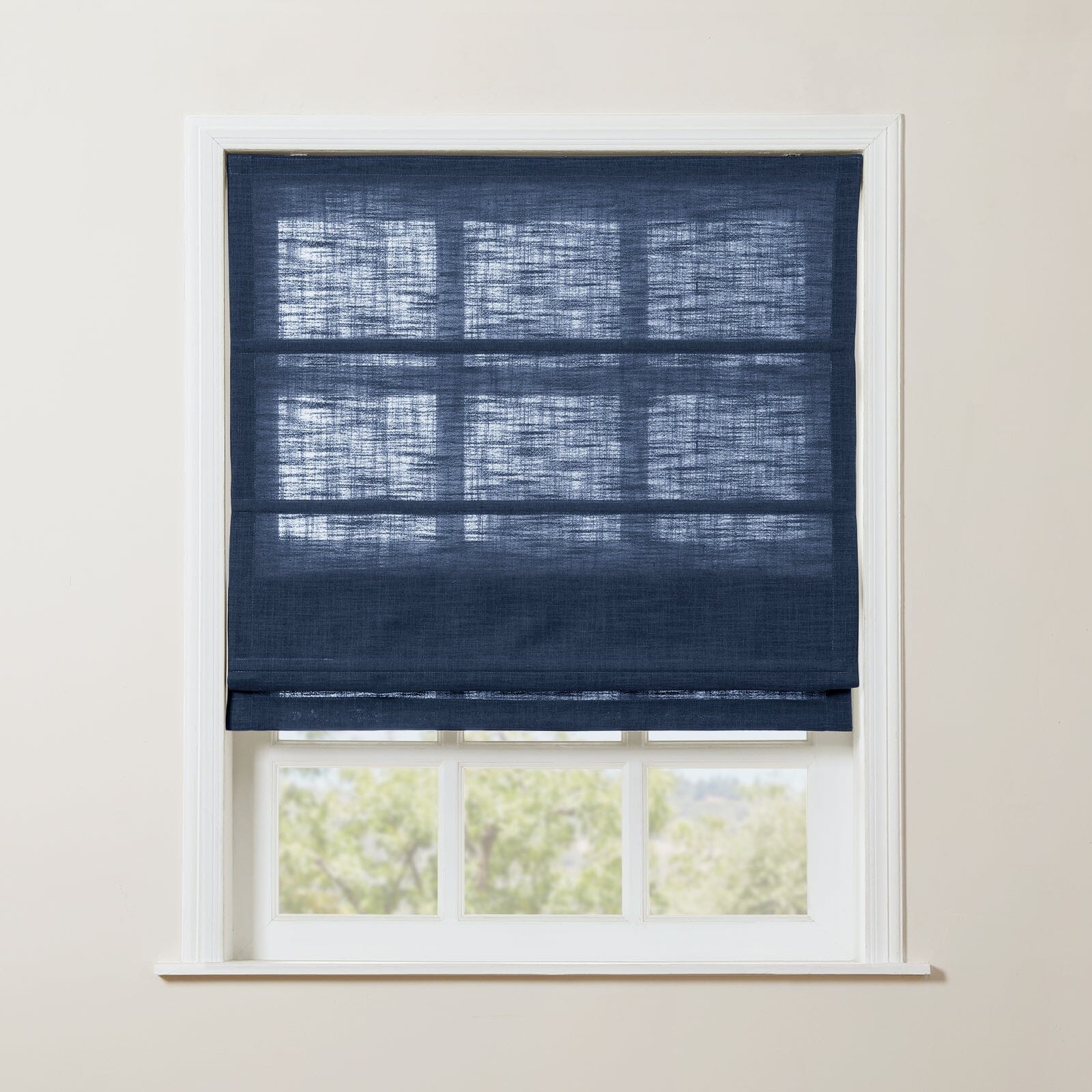TWOPAGES Liz™  Linen Roman Shade Cordless Plus Size - Image 64