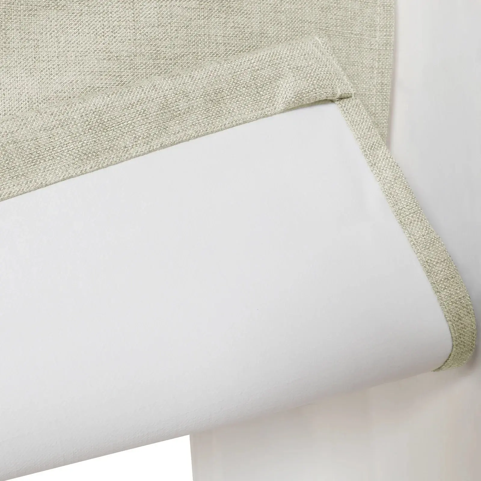 Liz Linen Blend Roman Shade Cordless - Wooden Headrail - Image 54