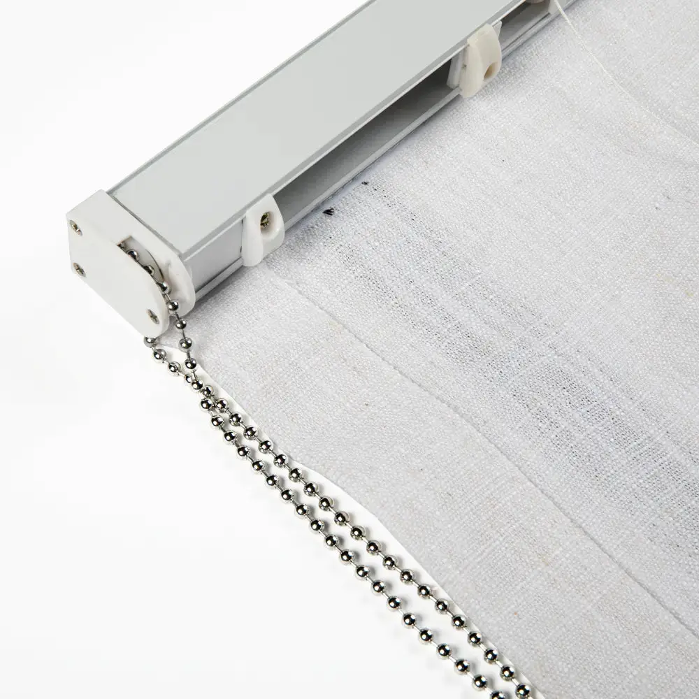 Liz Linen Window Roman Shades Loop Cord Lift - Image 15