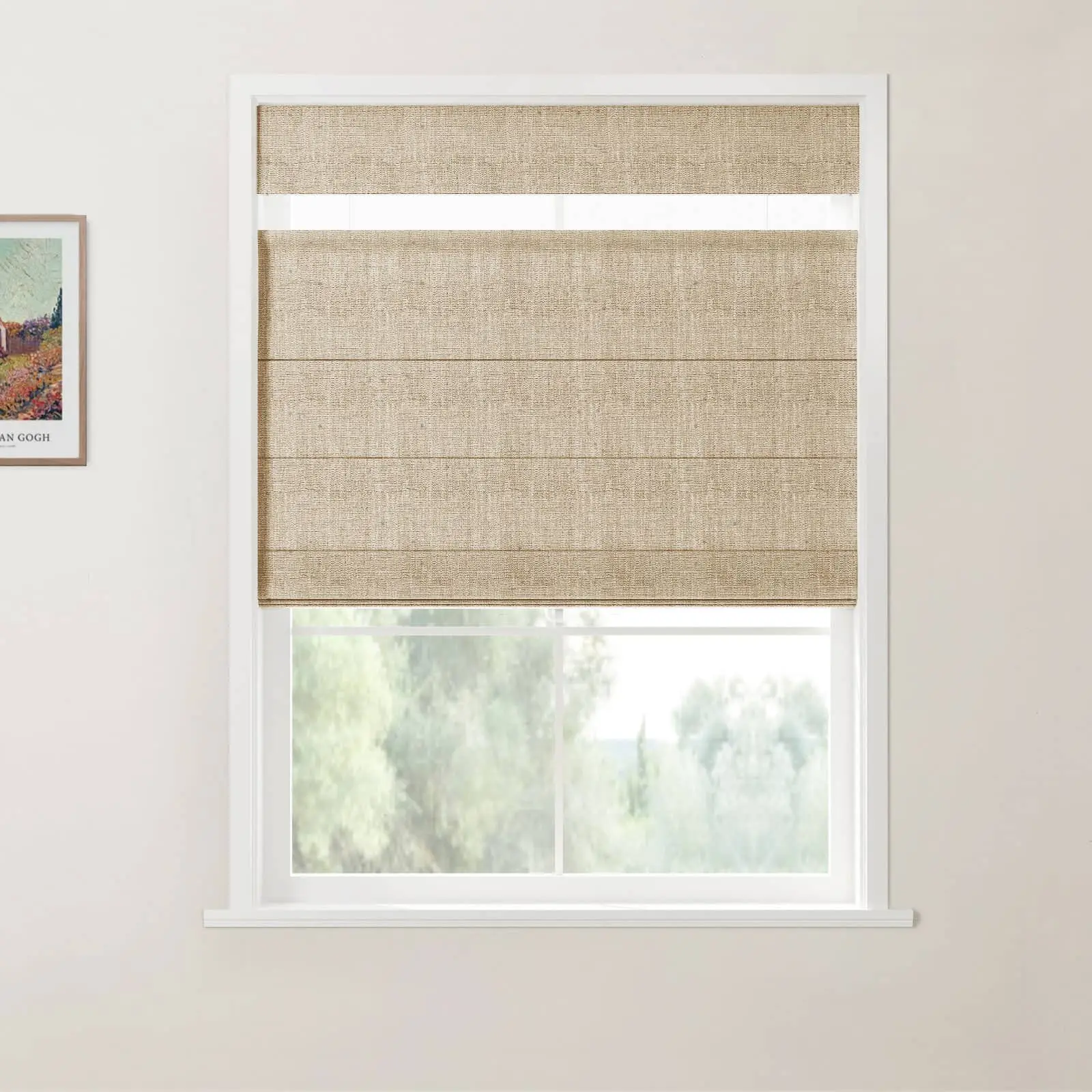 Custom Top Down Bottom Up Roman Shade Cordless - Image 24