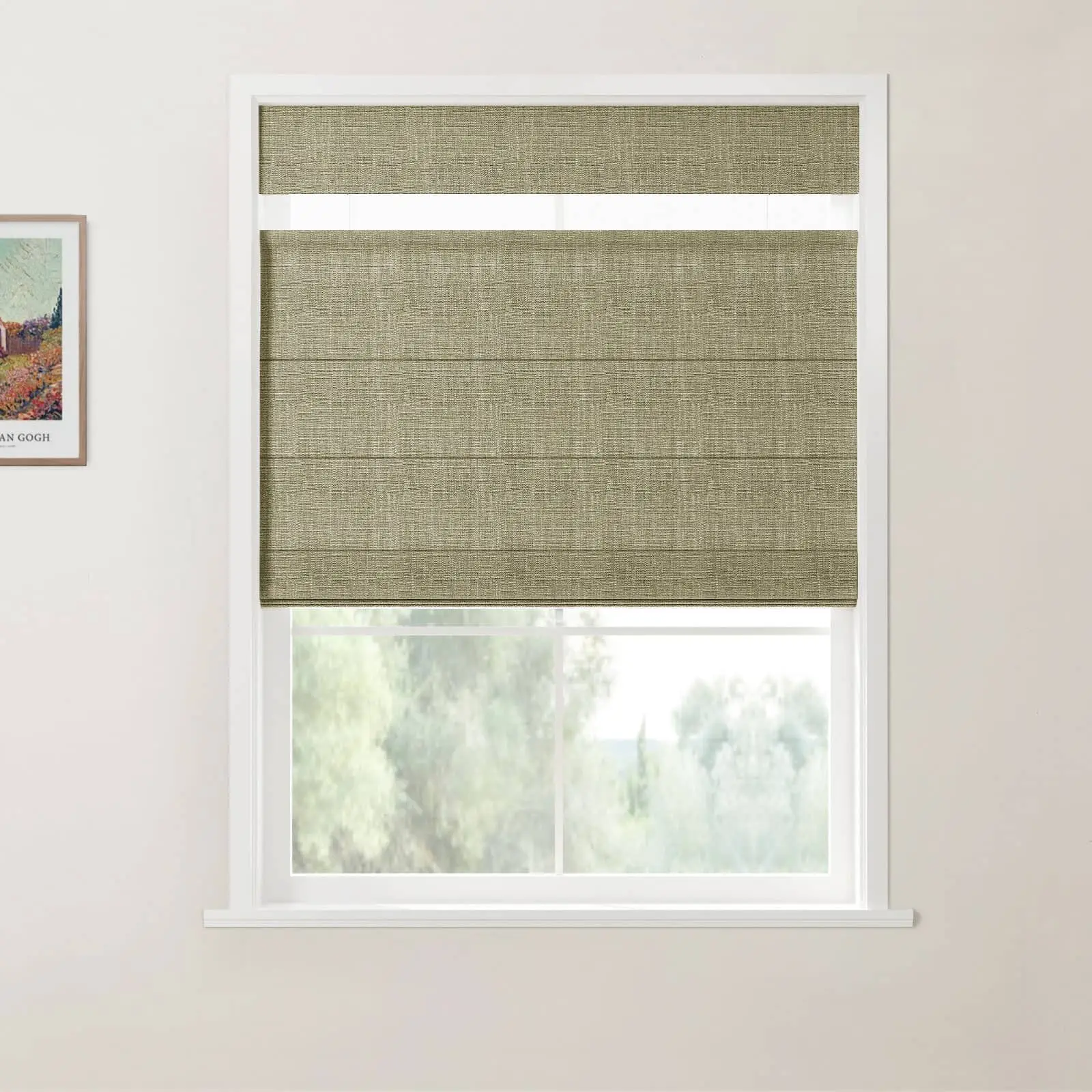 Custom Top Down Bottom Up Roman Shade Cordless - Image 27