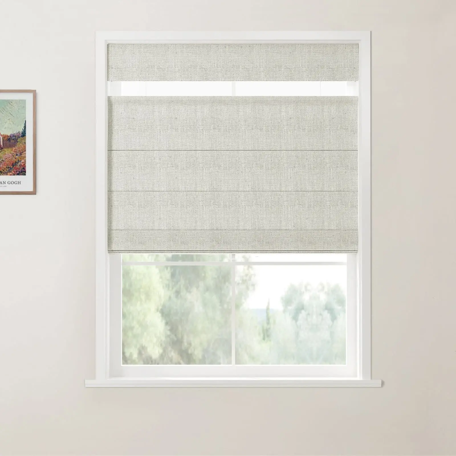 Custom Top Down Bottom Up Roman Shade Cordless - Image 28
