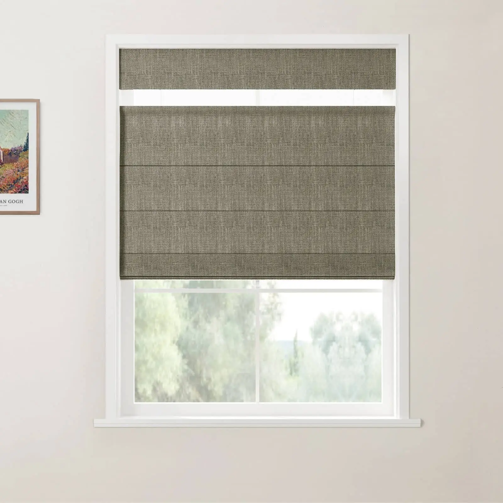 Custom Top Down Bottom Up Roman Shade Cordless - Image 30