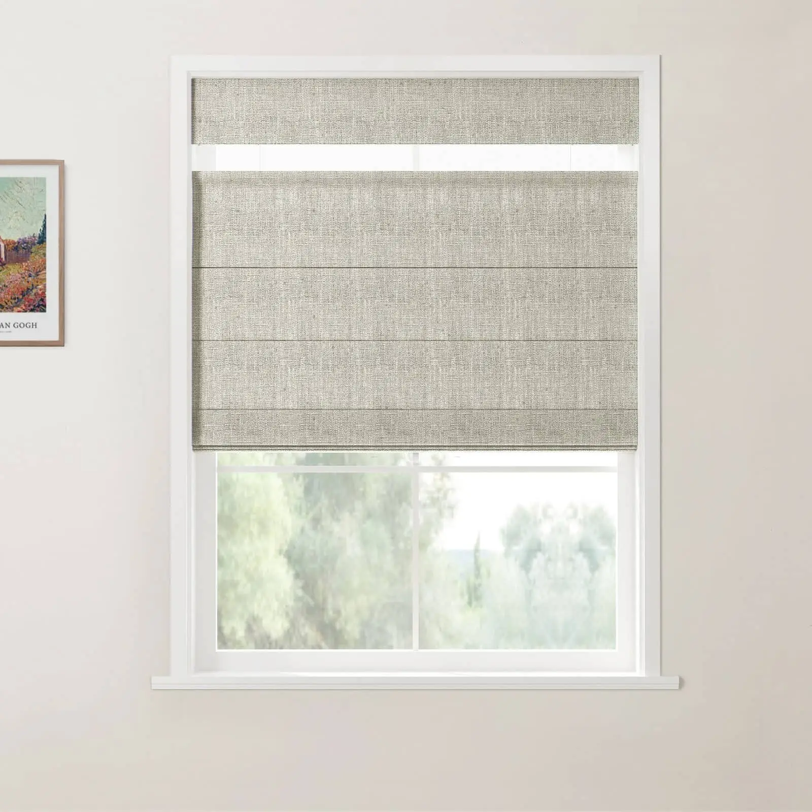Custom Top Down Bottom Up Roman Shade Cordless - Image 31