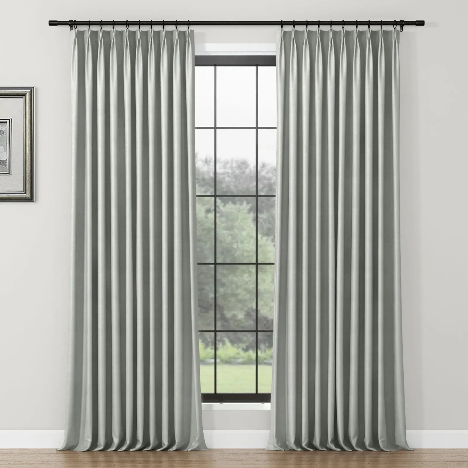 Lydia Plants Jacquard Curtain Pleated - Serie B - Image 47