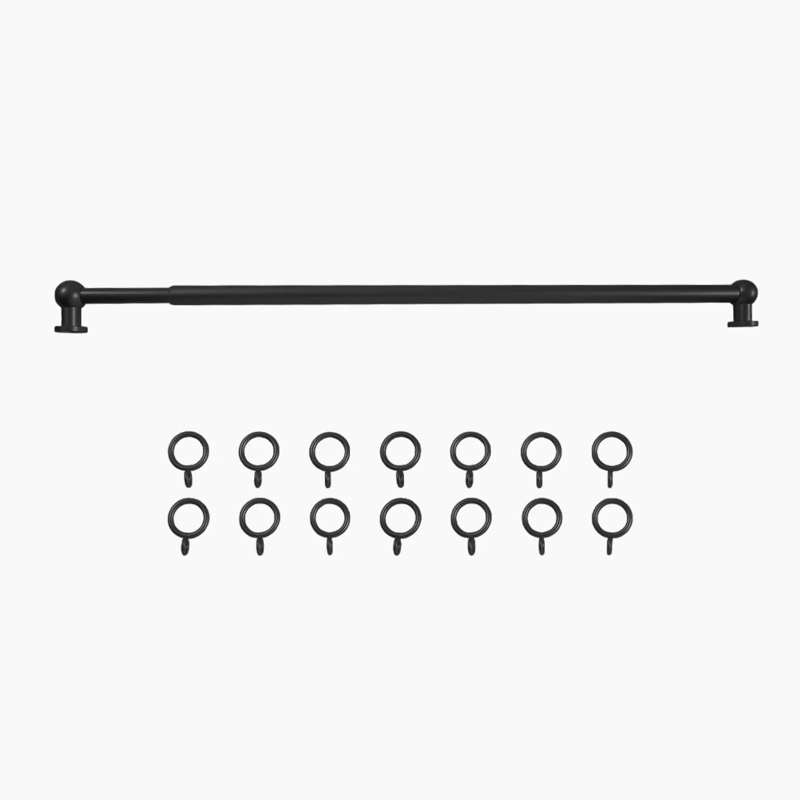 Milo Cafe Curtain Rods with Rings - Image 3