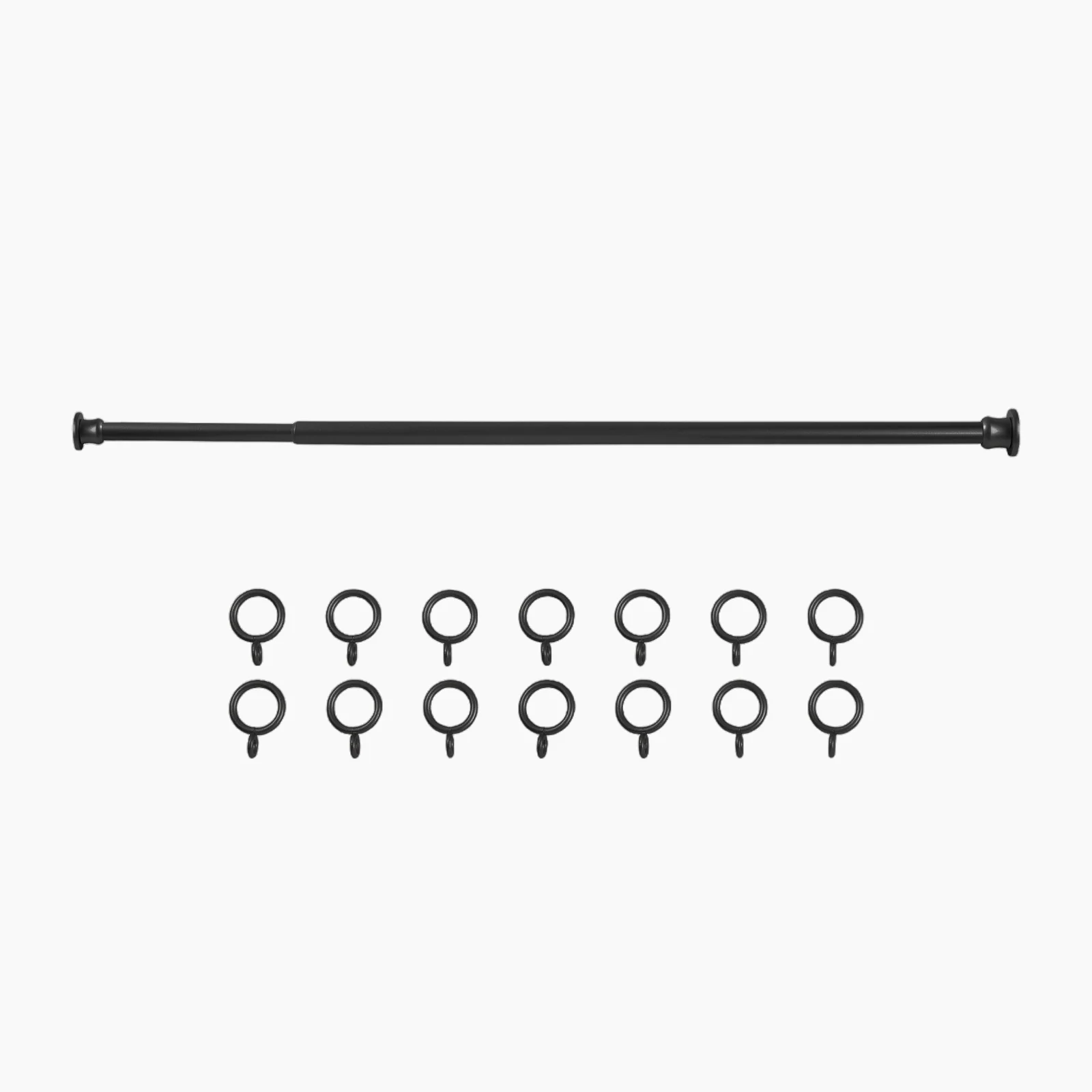 Milo Cafe Curtain Rods with Rings - Image 6