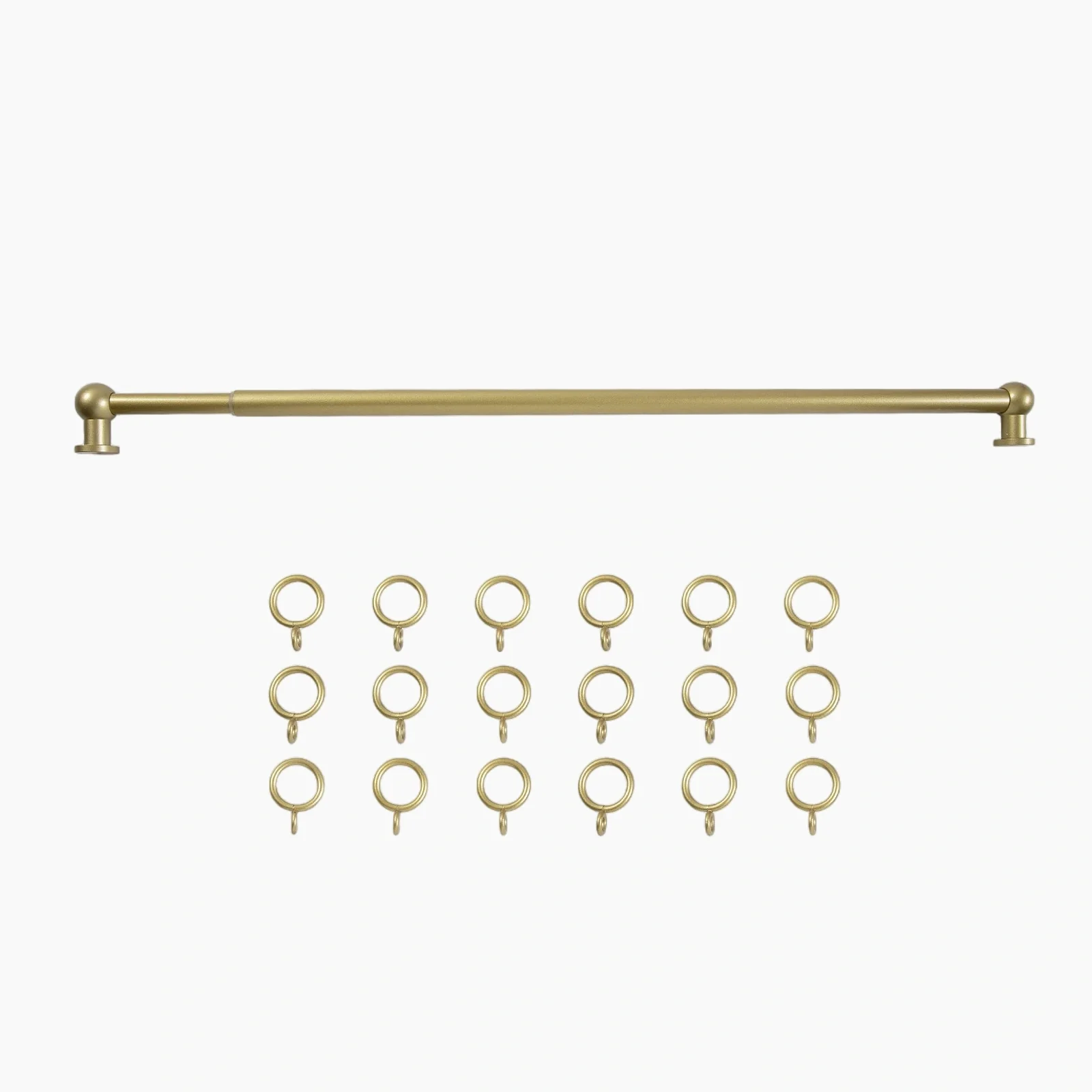 Milo Cafe Curtain Rods with Rings - Image 7