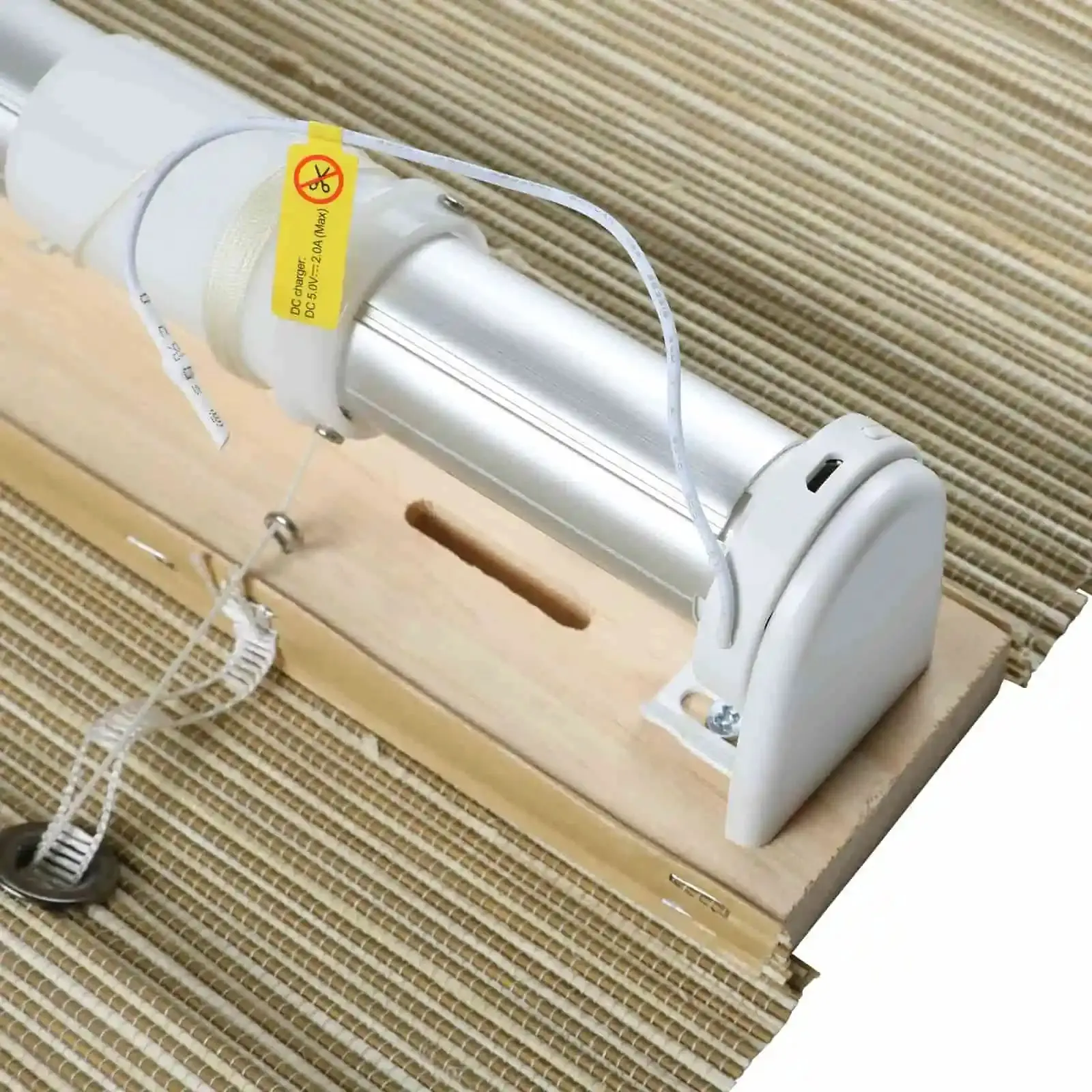 Motorized Window Woven Bamboo Shades - Image 15