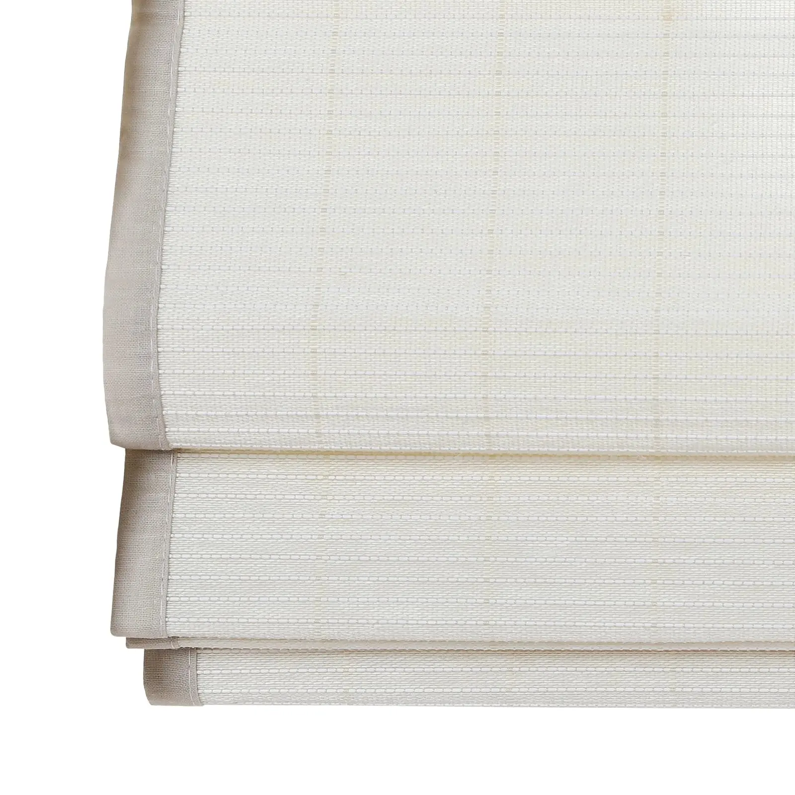 Lay Natural Flax Bamboo Woven Shade - Eggshell - Image 5