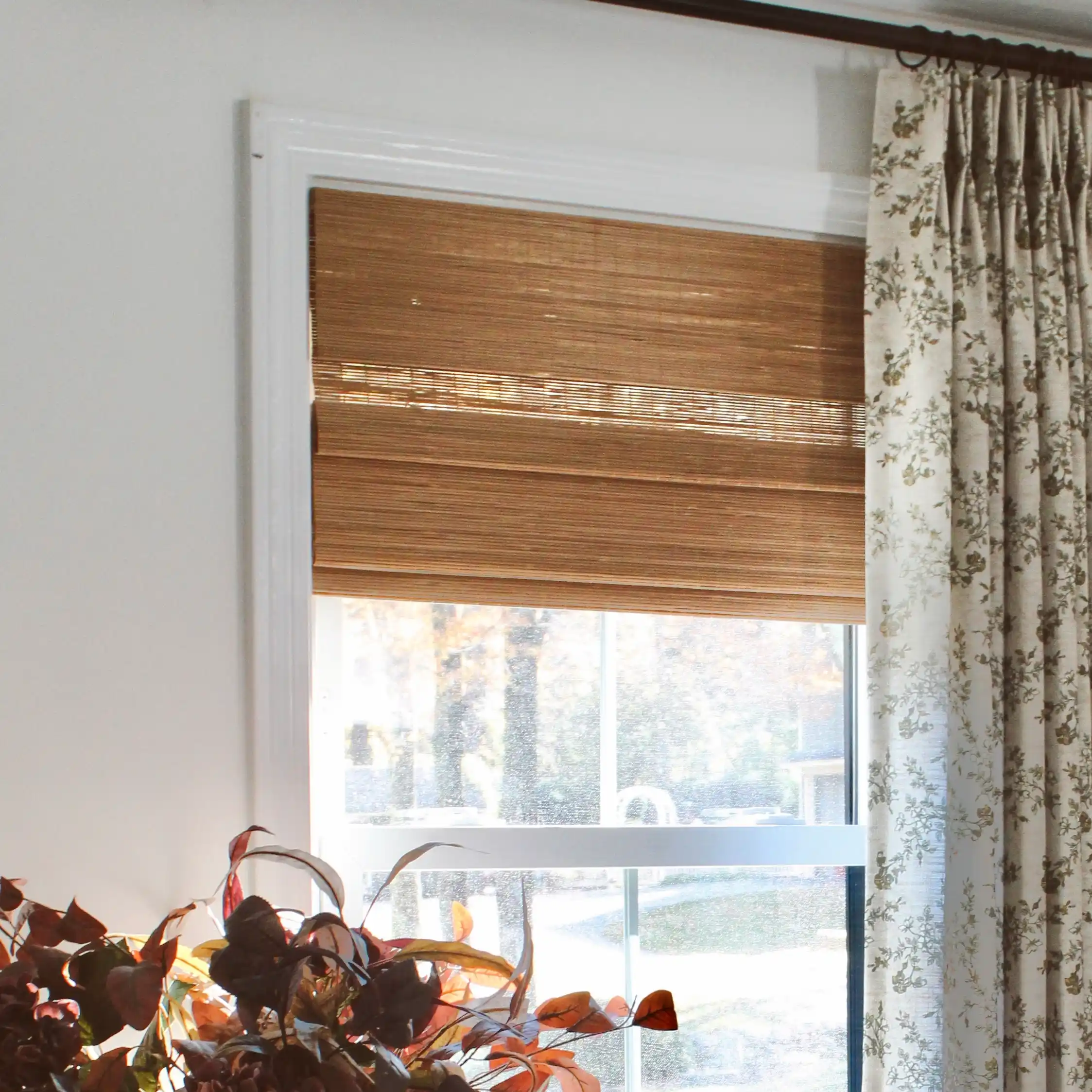 Lay Natural Jute Bamboo Woven Shade - Bark - Image 6