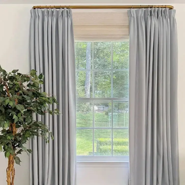 Lay Natural Paper Bamboo Woven Shade - Marble White - Image 10