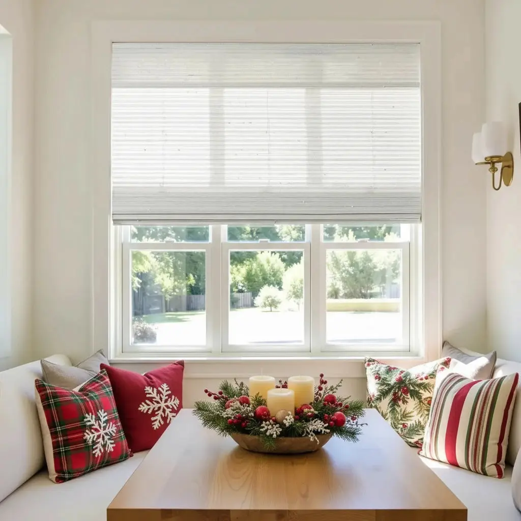 Lay Natural Paper Bamboo Woven Shade - Marble White - Image 11