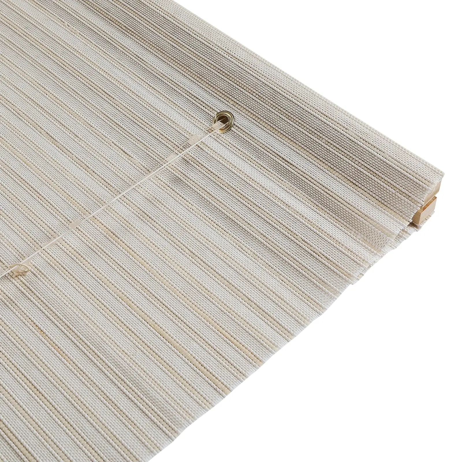 Lay Natural Paper Bamboo Woven Shade - Marble White - Image 9
