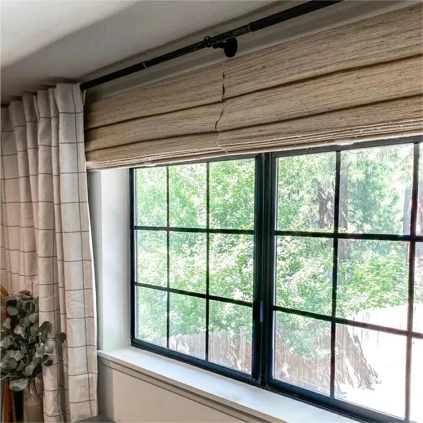 Lay Natural Ramie Bamboo Woven Shade - Beige - Image 18