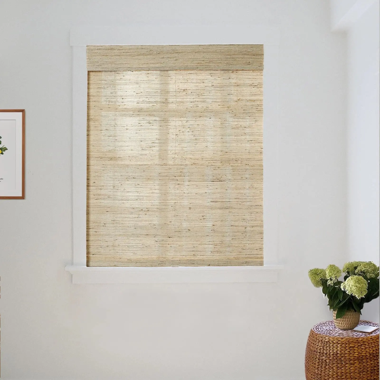 Lay Natural Ramie Bamboo Woven Shade - Beige - Image 28