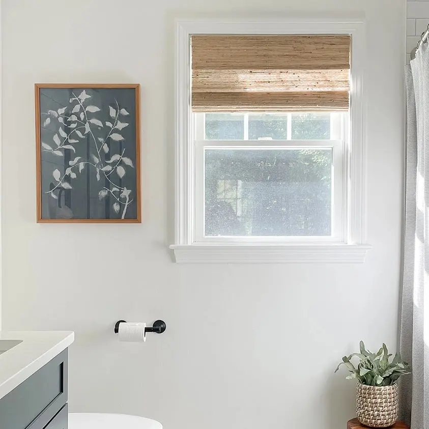 Lay Natural Ramie Bamboo Woven Shade - Beige - Image 7