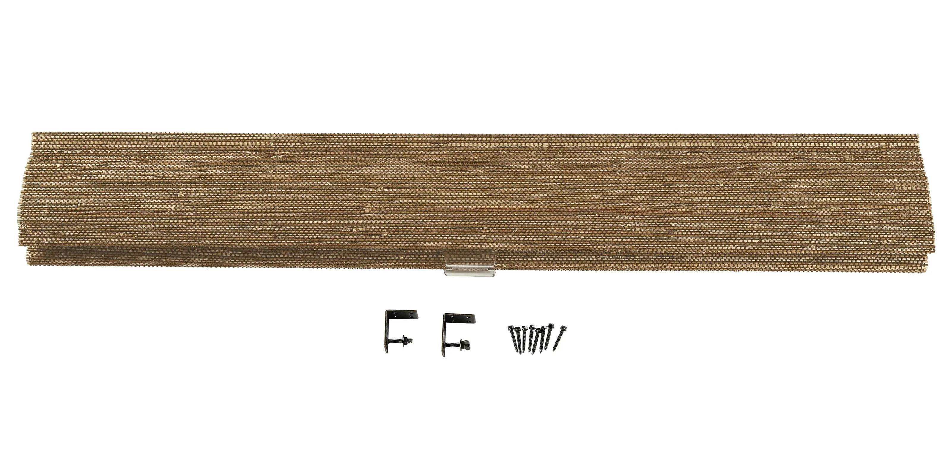 Lay Natural Ramie Bamboo Woven Shade - Brown - Image 8