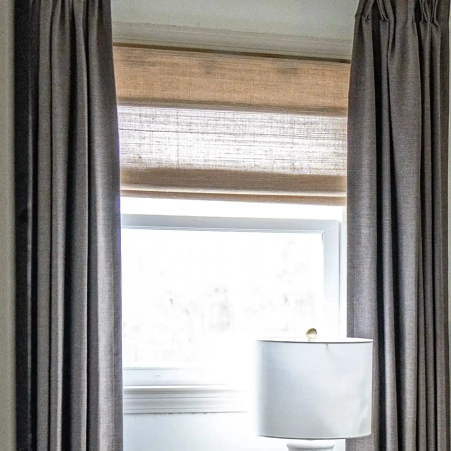 Lay Natural Ramie Bamboo Woven Shade - Coconut - Image 17