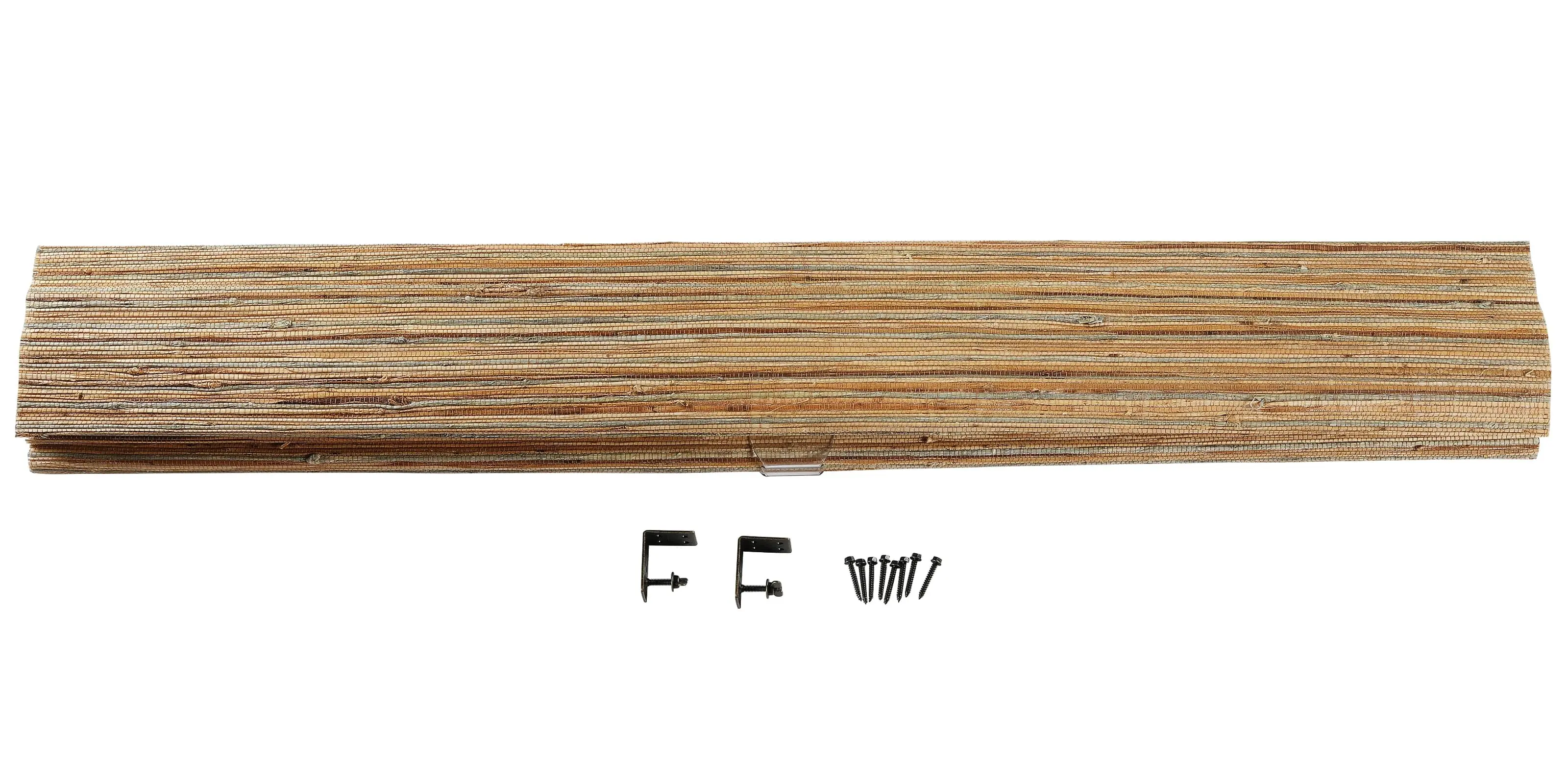 Lay Natural Ramie Bamboo Woven Shade - Honeynut - Image 7