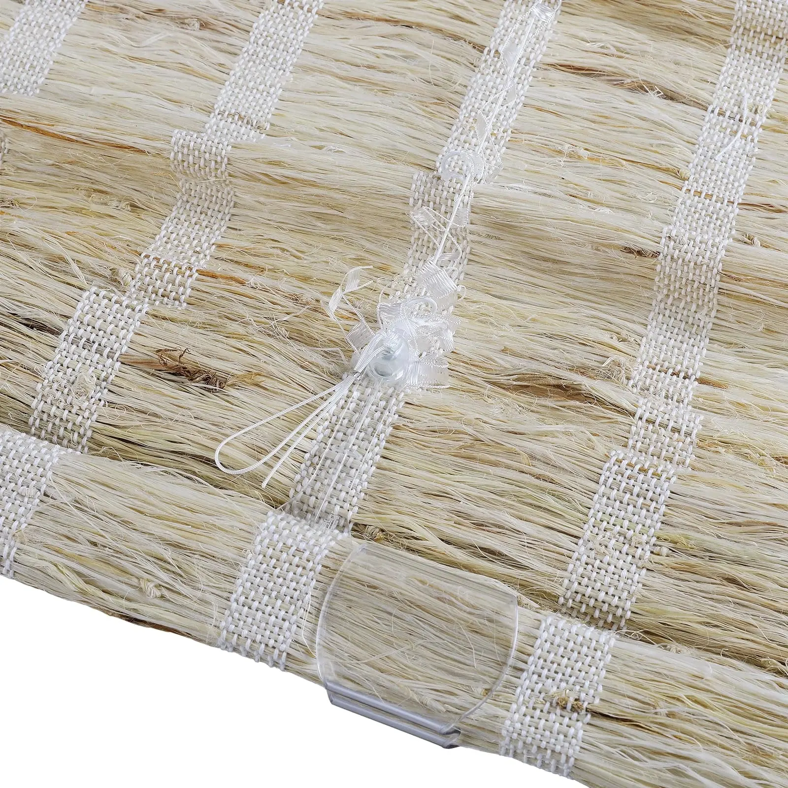 Lay Natural Ramie Bamboo Woven Shade - Shell - Image 7