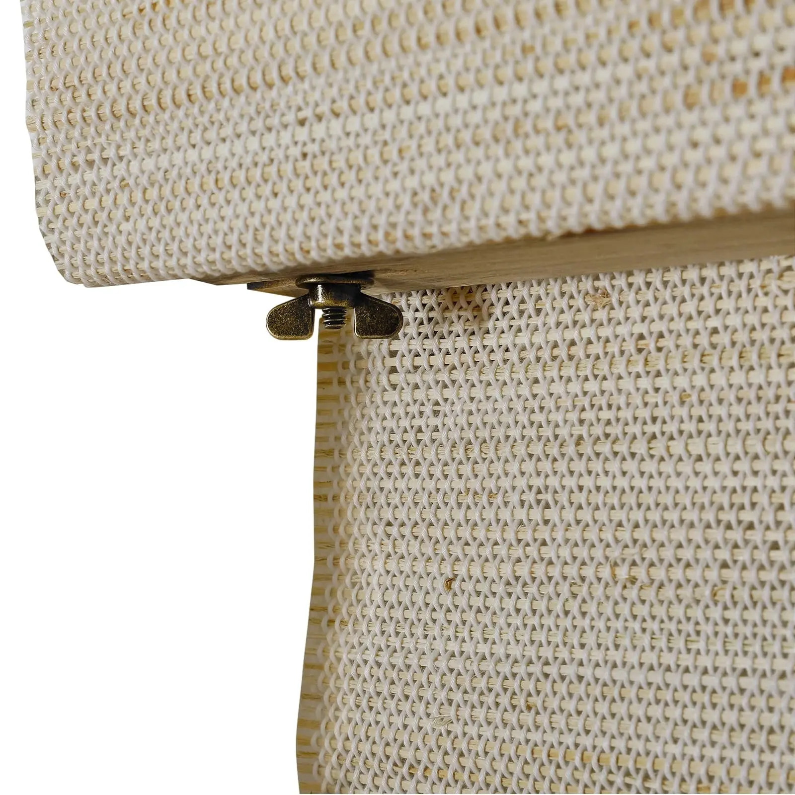 Lay Natural Ramie Bamboo Woven Shade - Wall White - Image 10