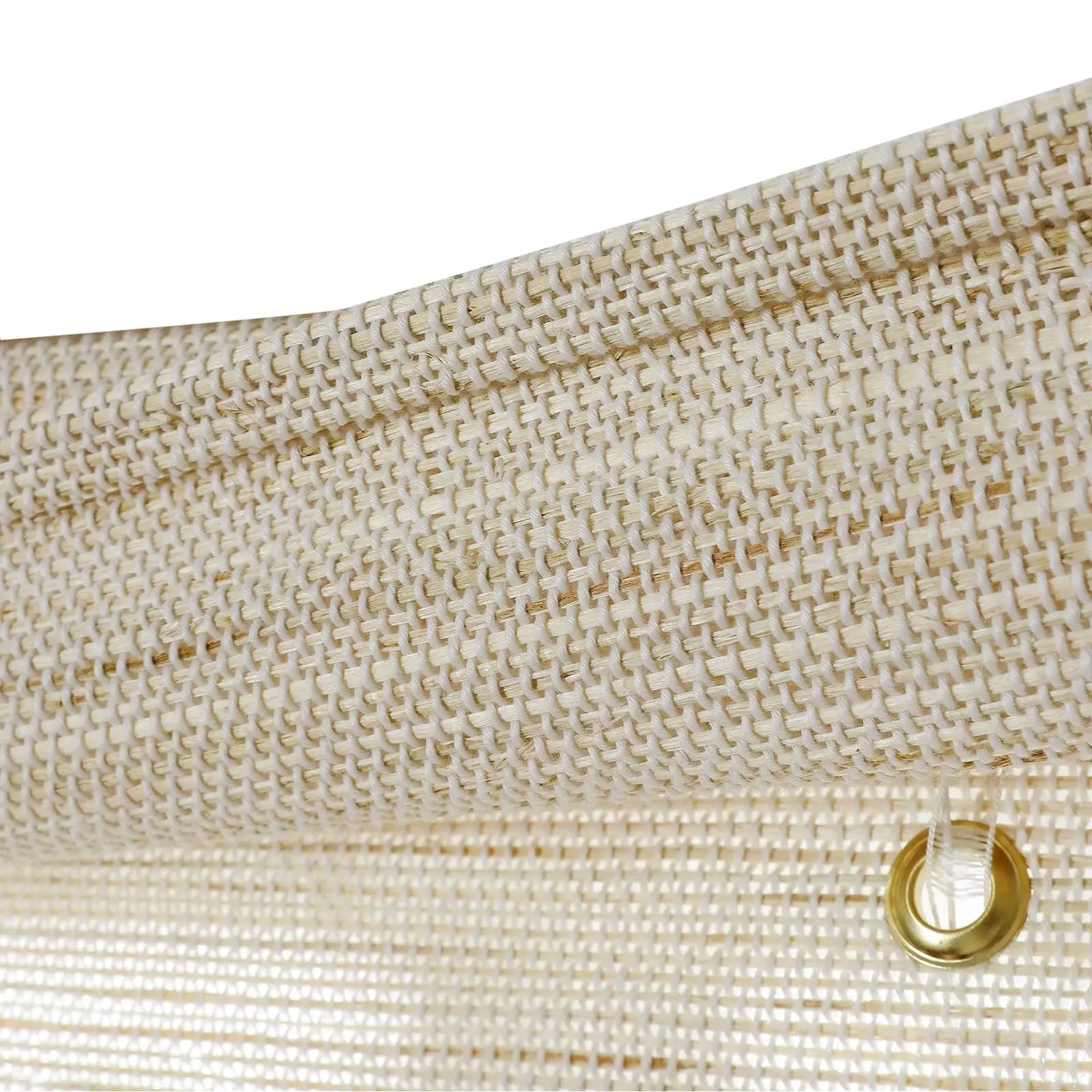 Lay Natural Ramie Bamboo Woven Shade - Wall White - Image 11