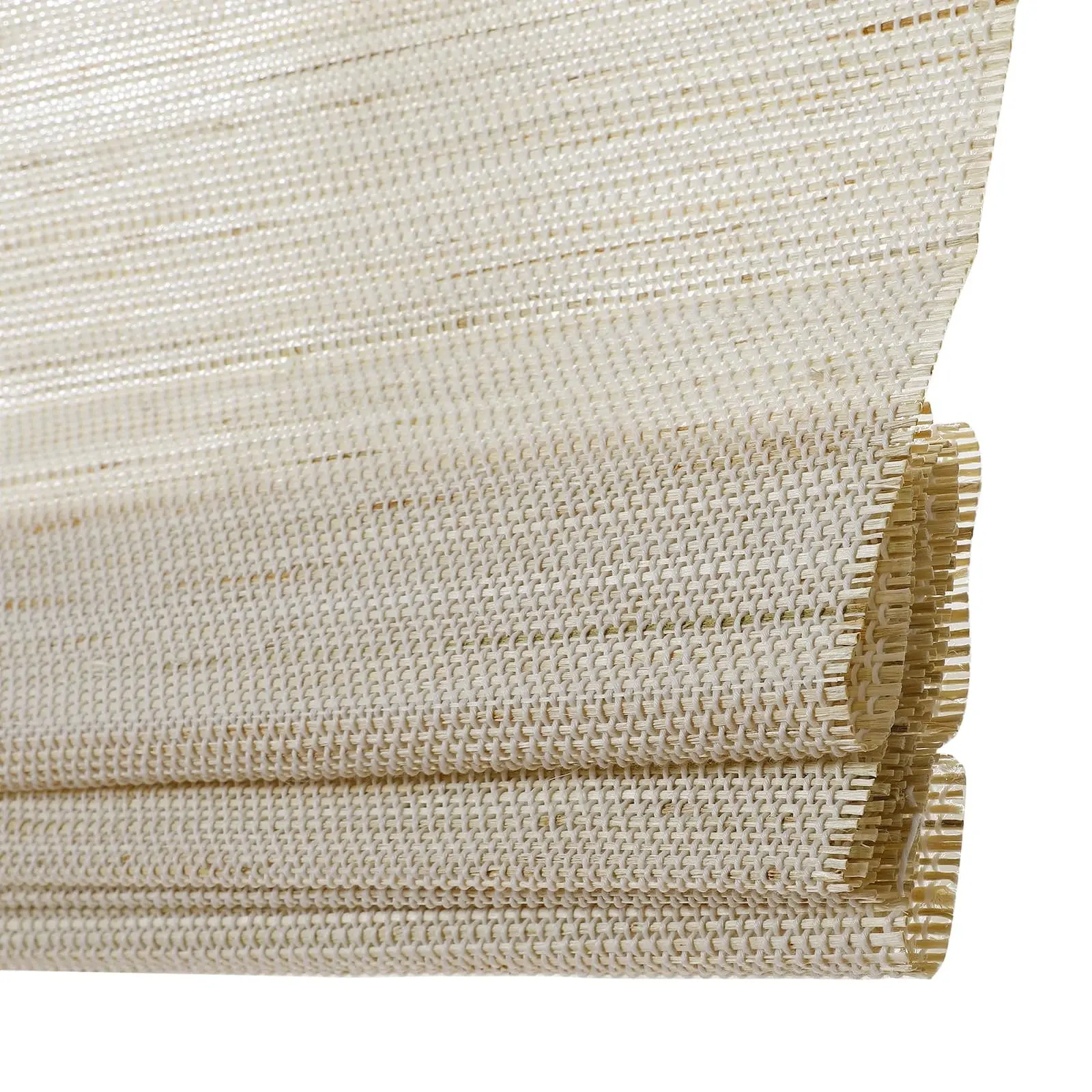 Lay Natural Ramie Bamboo Woven Shade - Wall White - Image 9