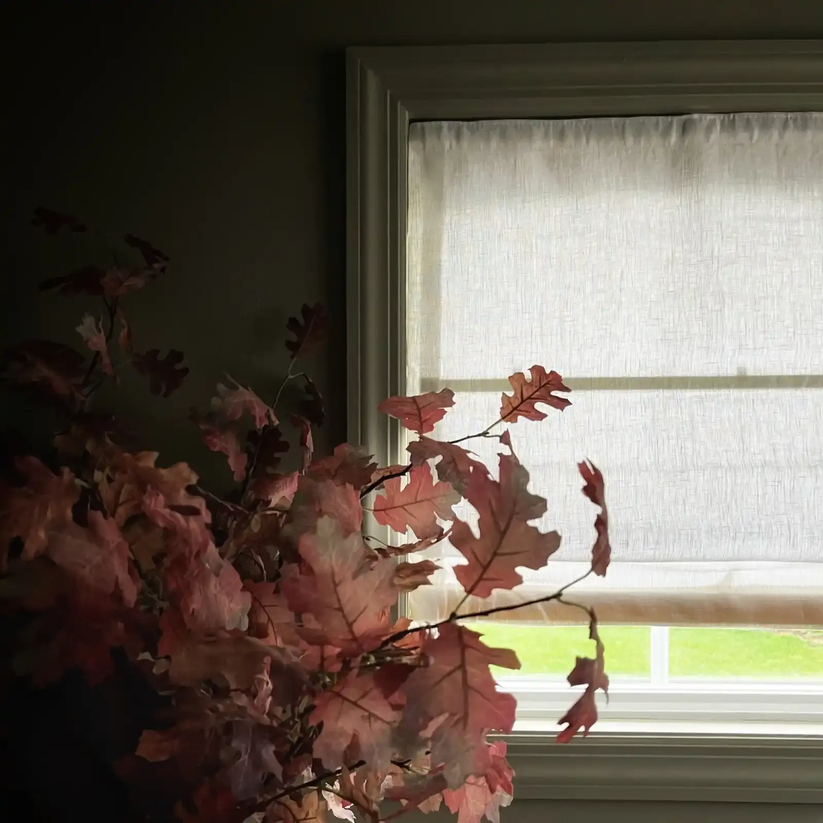 Patti Belgian Linen Roman Shade Cordless - Image 14
