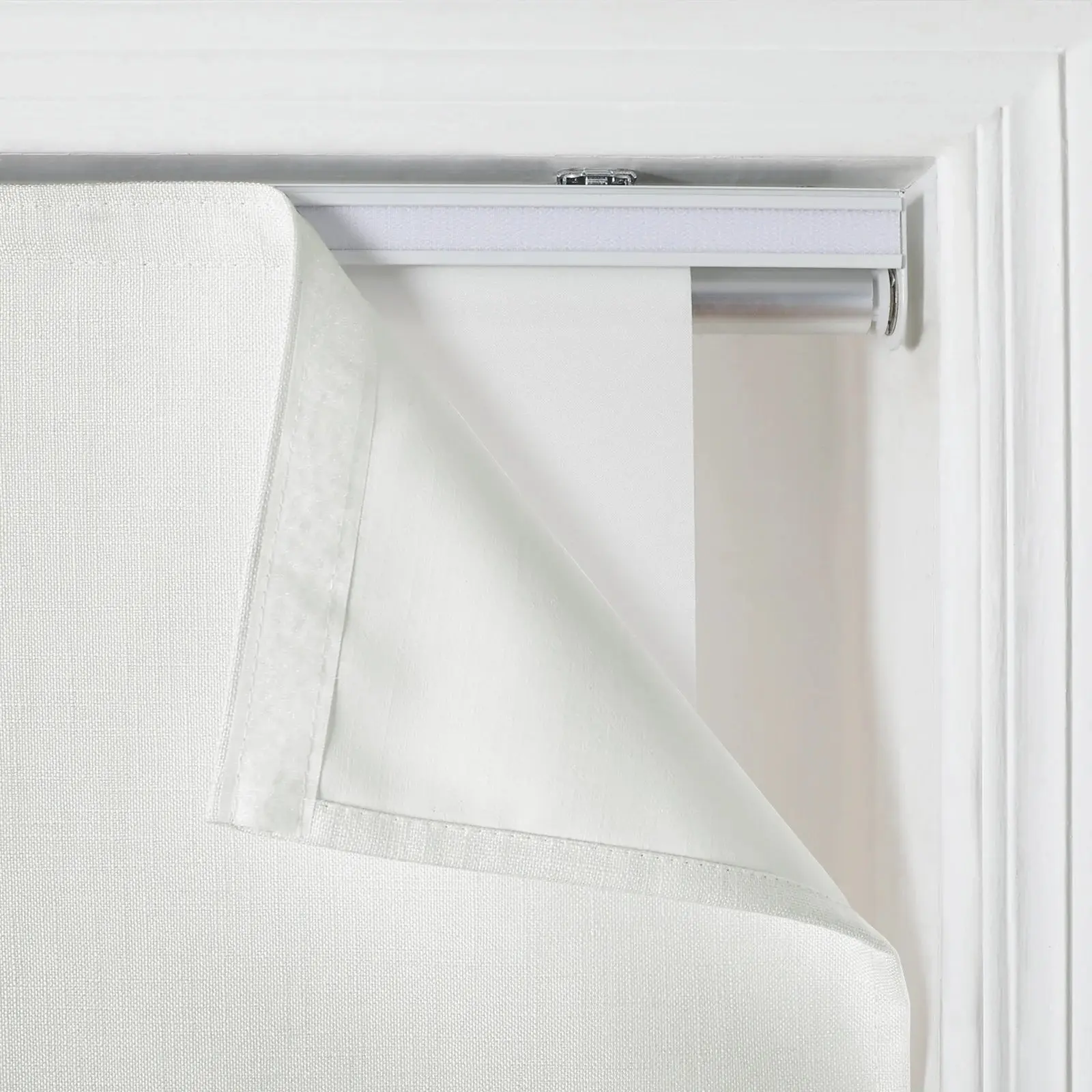 Patti Belgian Linen Roman Shade Cordless - Image 22