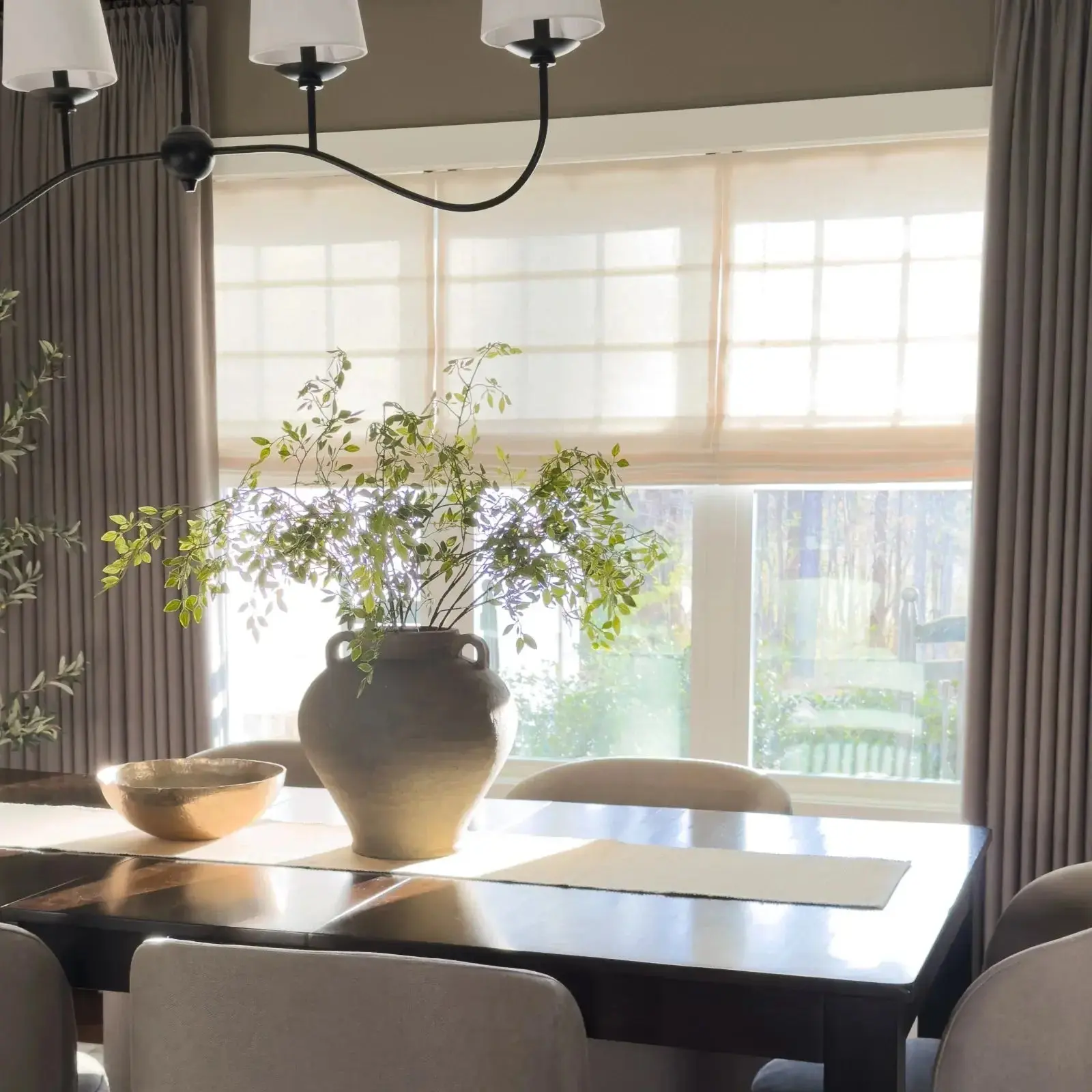 Patti Belgian Linen Roman Shade Cordless - Image 46