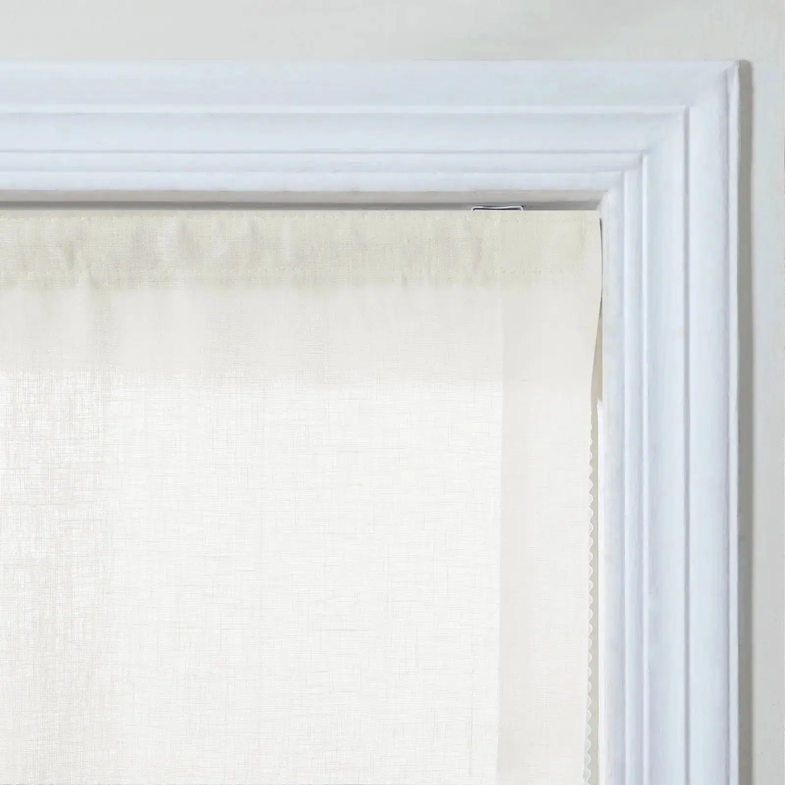 Patti Belgian Linen Roman Shade Cord Lift - Image 10