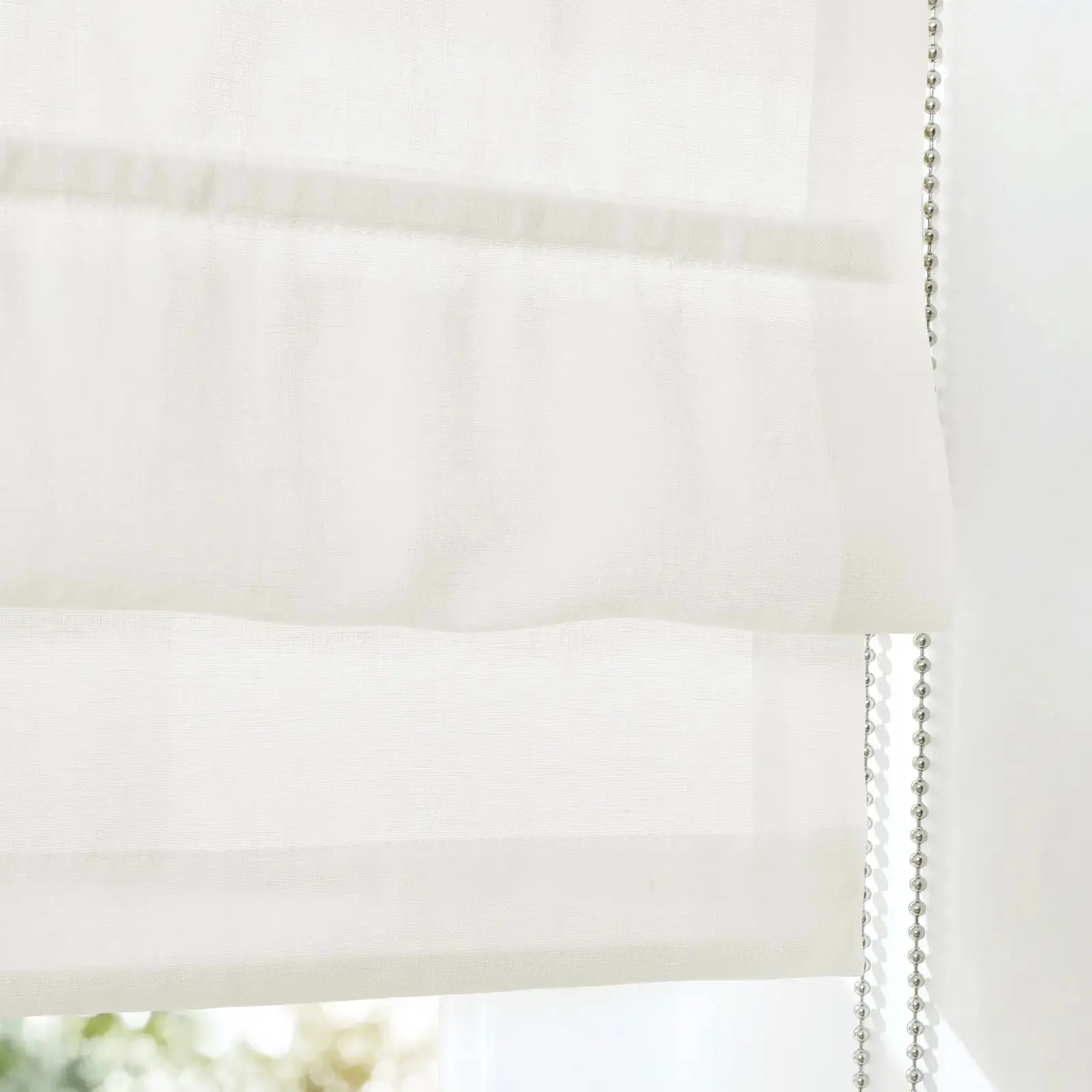 Patti Belgian Linen Roman Shade Cord Lift - Image 15