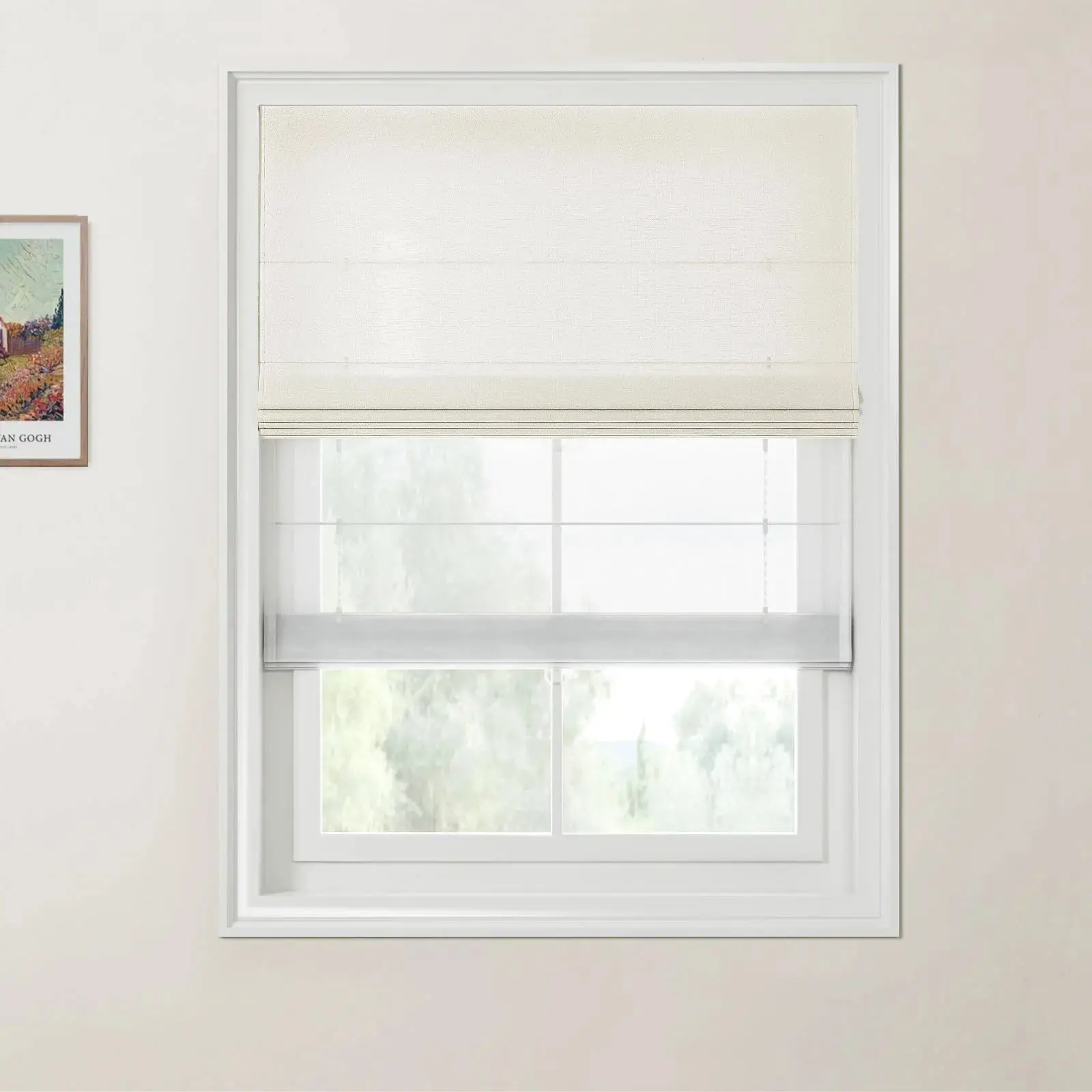 Custom Day Night Roman Shade Cordless - Image 35