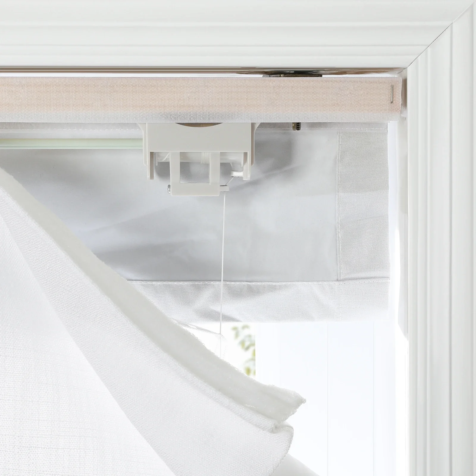 Custom Flat Fold Roman Shade Cordless - Image 6