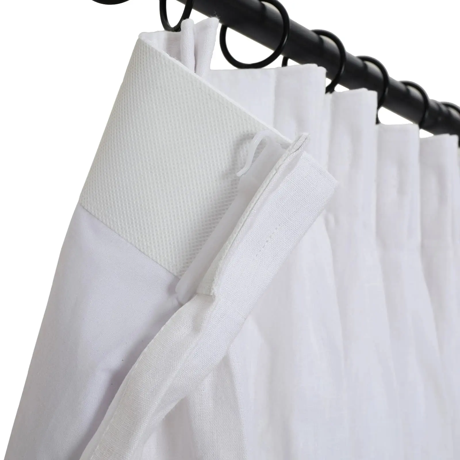 Patti Premium 100% Belgian Flax Linen Curtain Pleated - Image 31