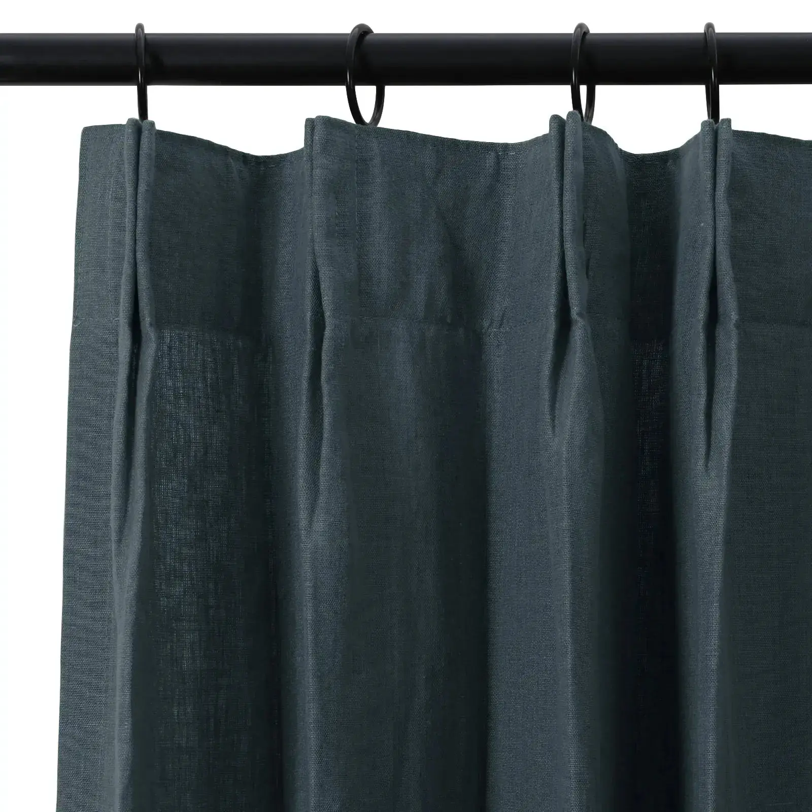 Patti Premium 100% Belgian Flax Linen Curtain Pleated - Image 58