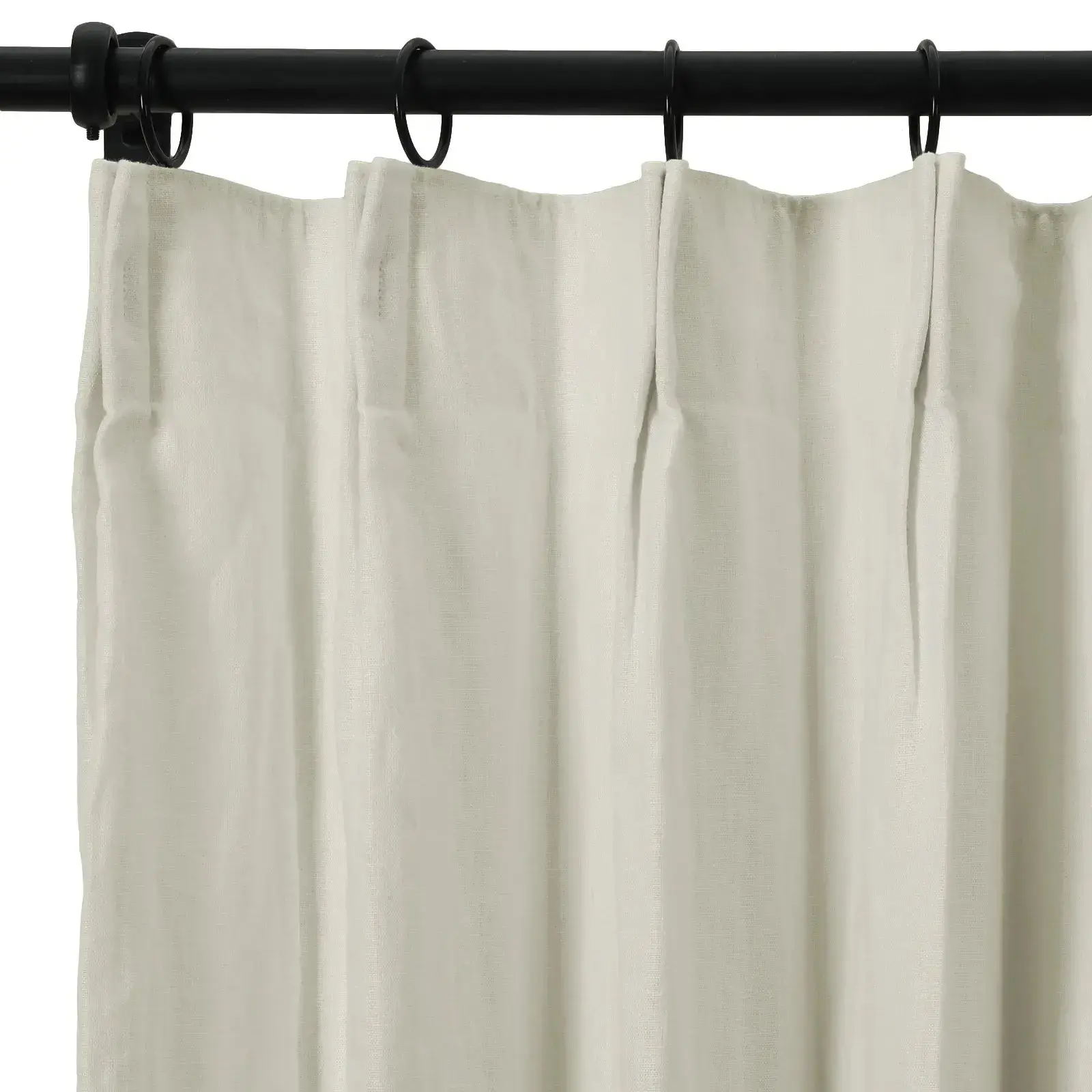 Patti Premium 100% Belgian Flax Linen Curtain Pleated - Image 8