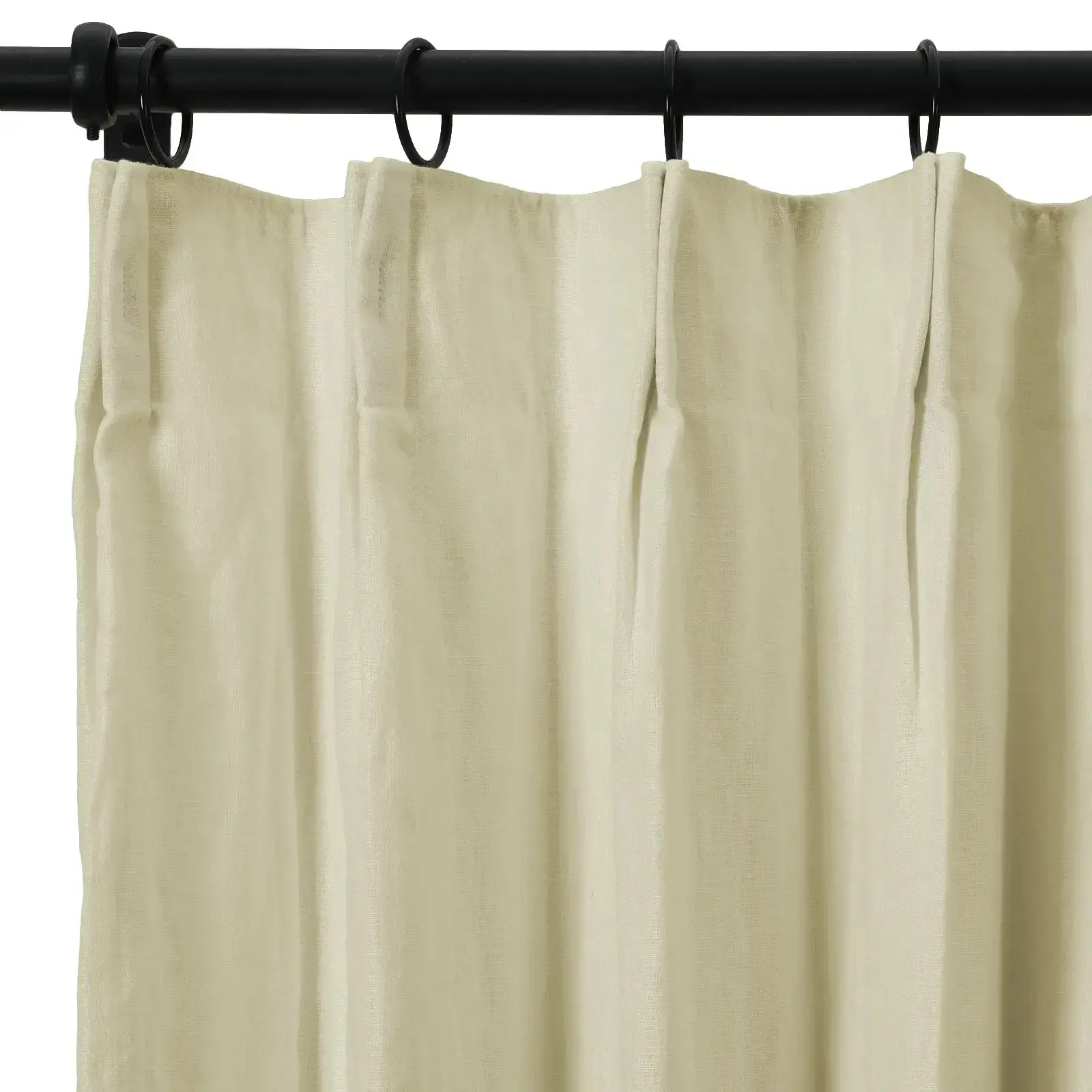Patti Premium 100% Belgian Flax Linen Curtain Pleated - Image 47