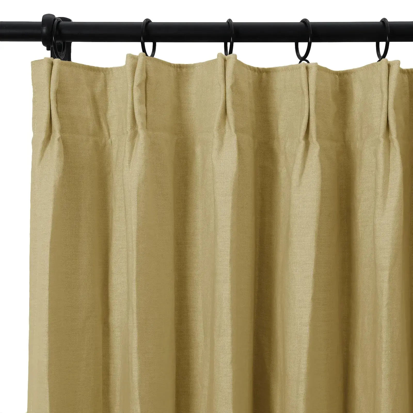 Patti Premium 100% Belgian Flax Linen Curtain Pleated - Image 66