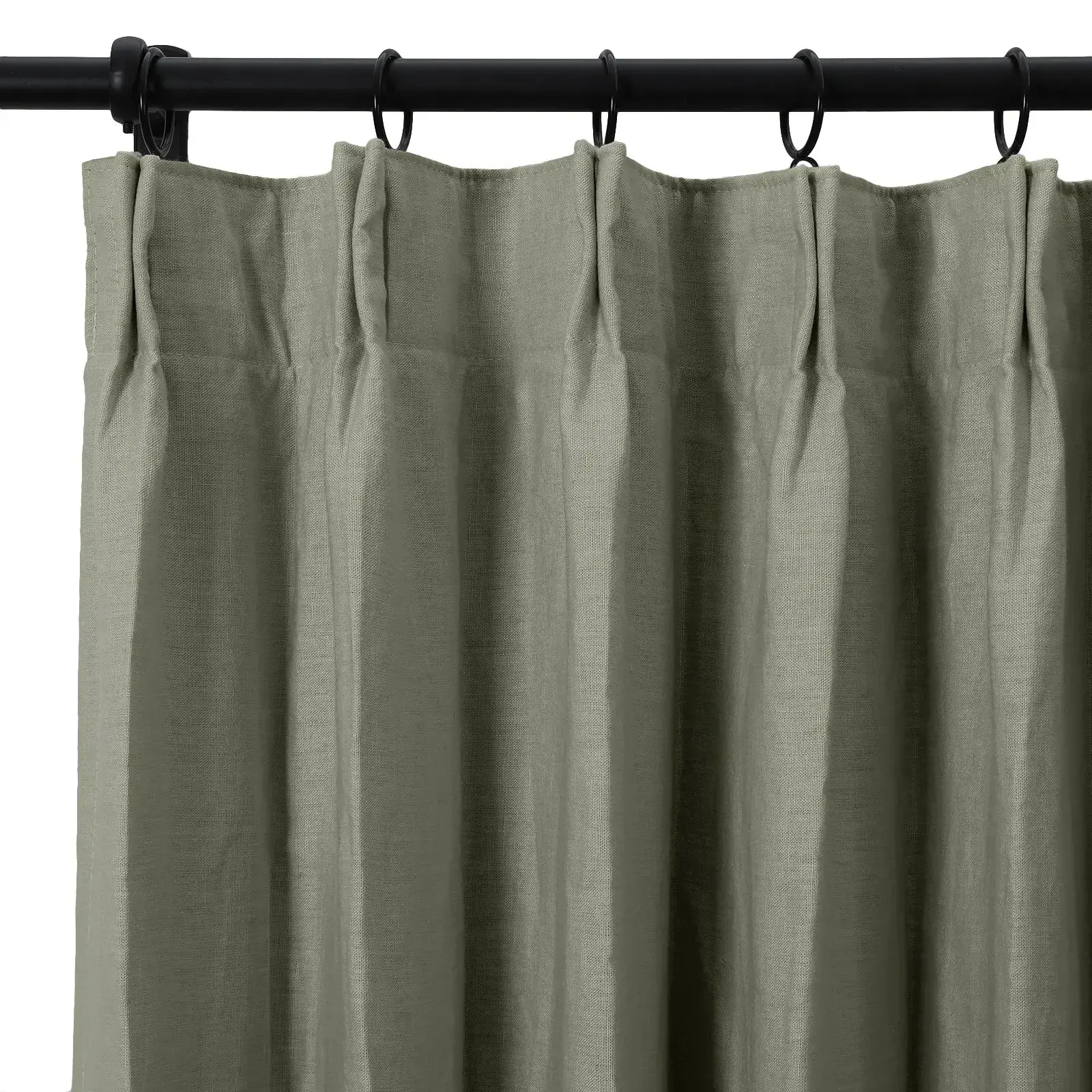 Patti Premium 100% Belgian Flax Linen Curtain Pleated - Image 68