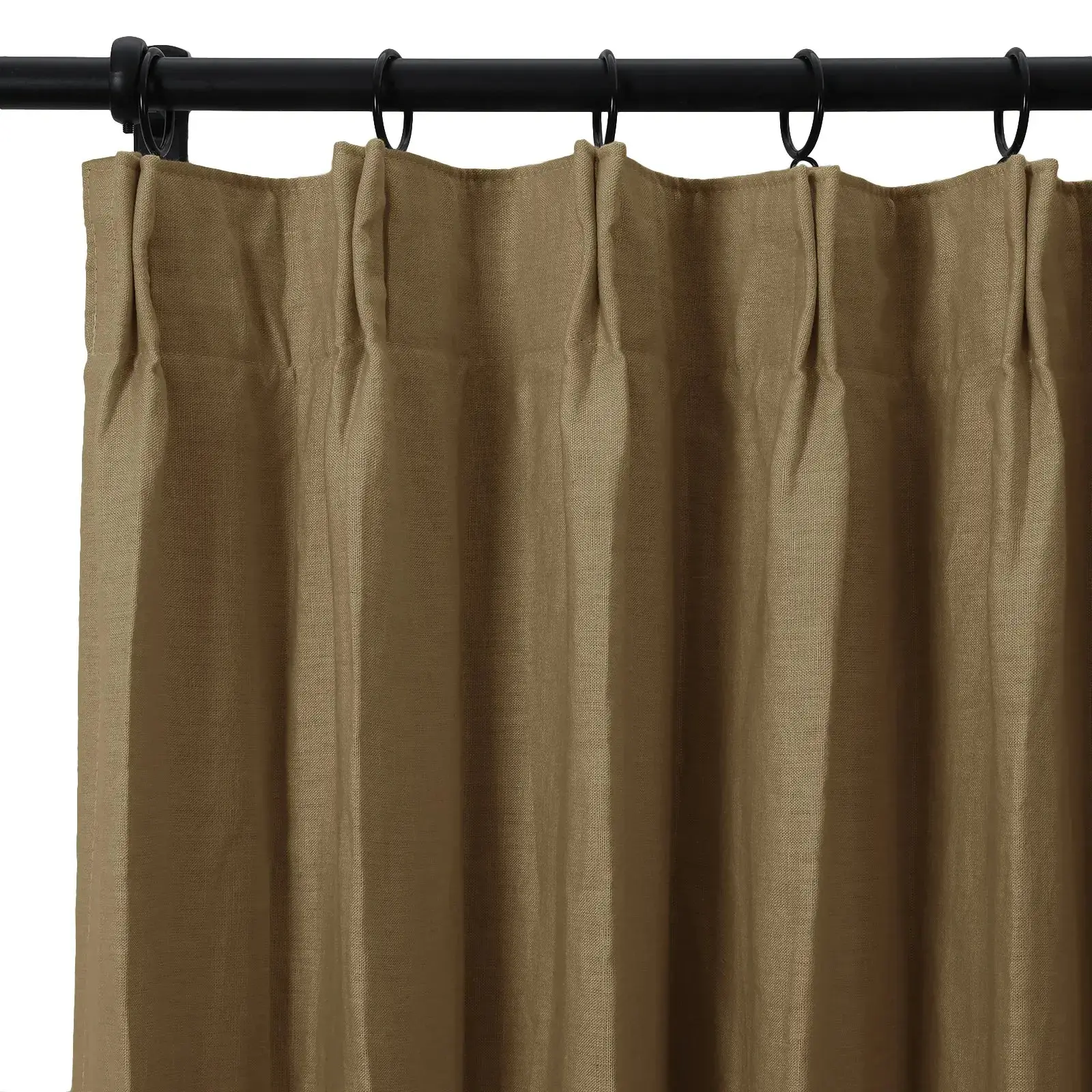 Patti Premium 100% Belgian Flax Linen Curtain Pleated - Image 60